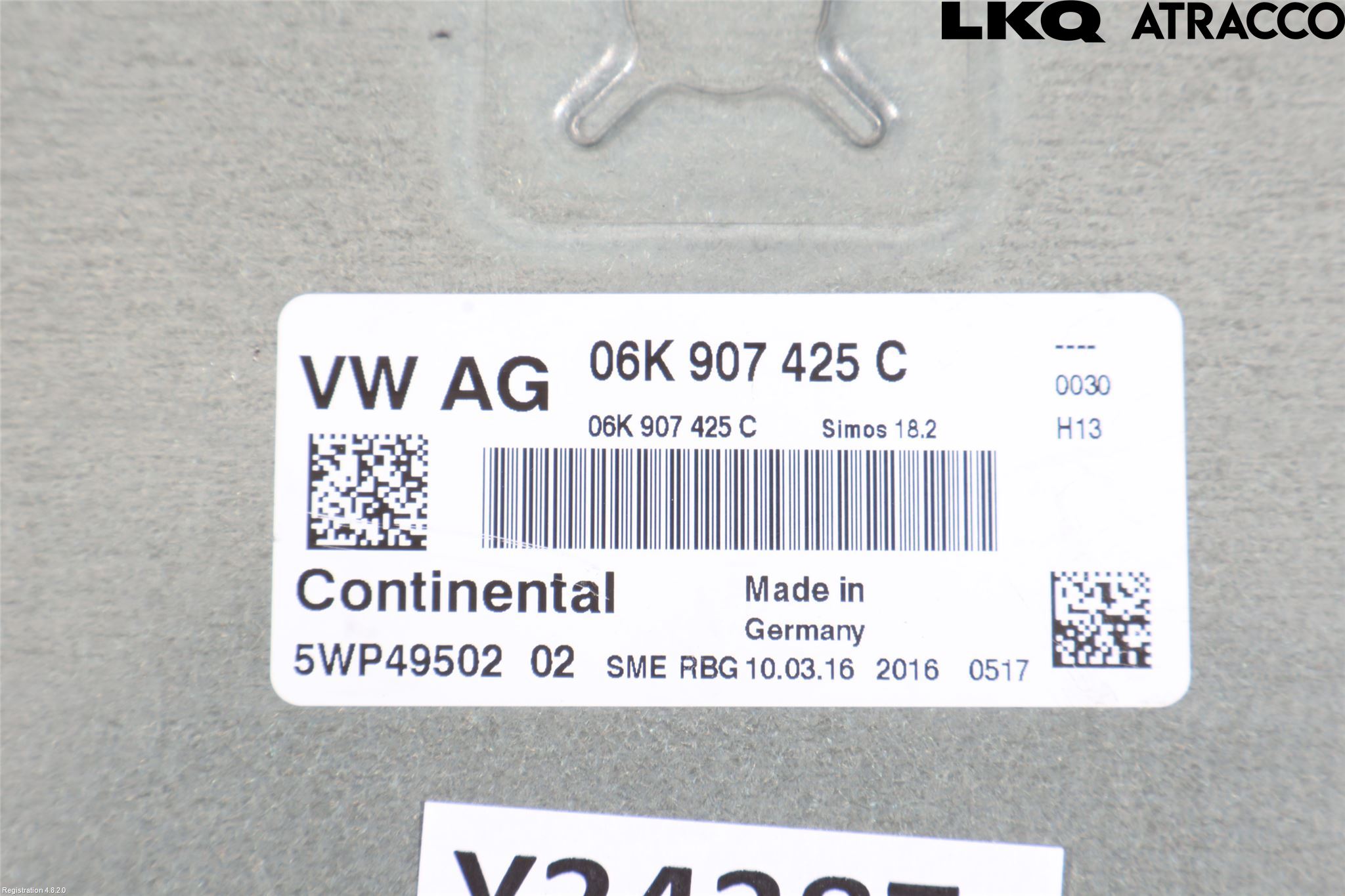 Volkswagen VW SCIROCCO 09-17 Styrenhet Insprut Bensin