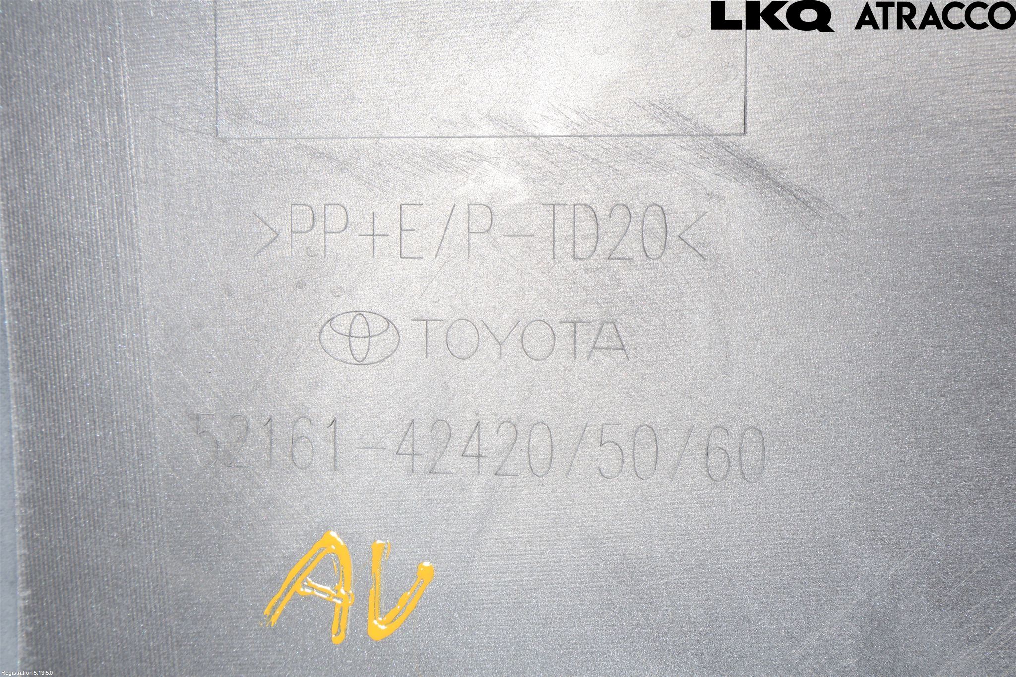 Toyota bZ4X EA10 22- Stötfångardel Bak Hö