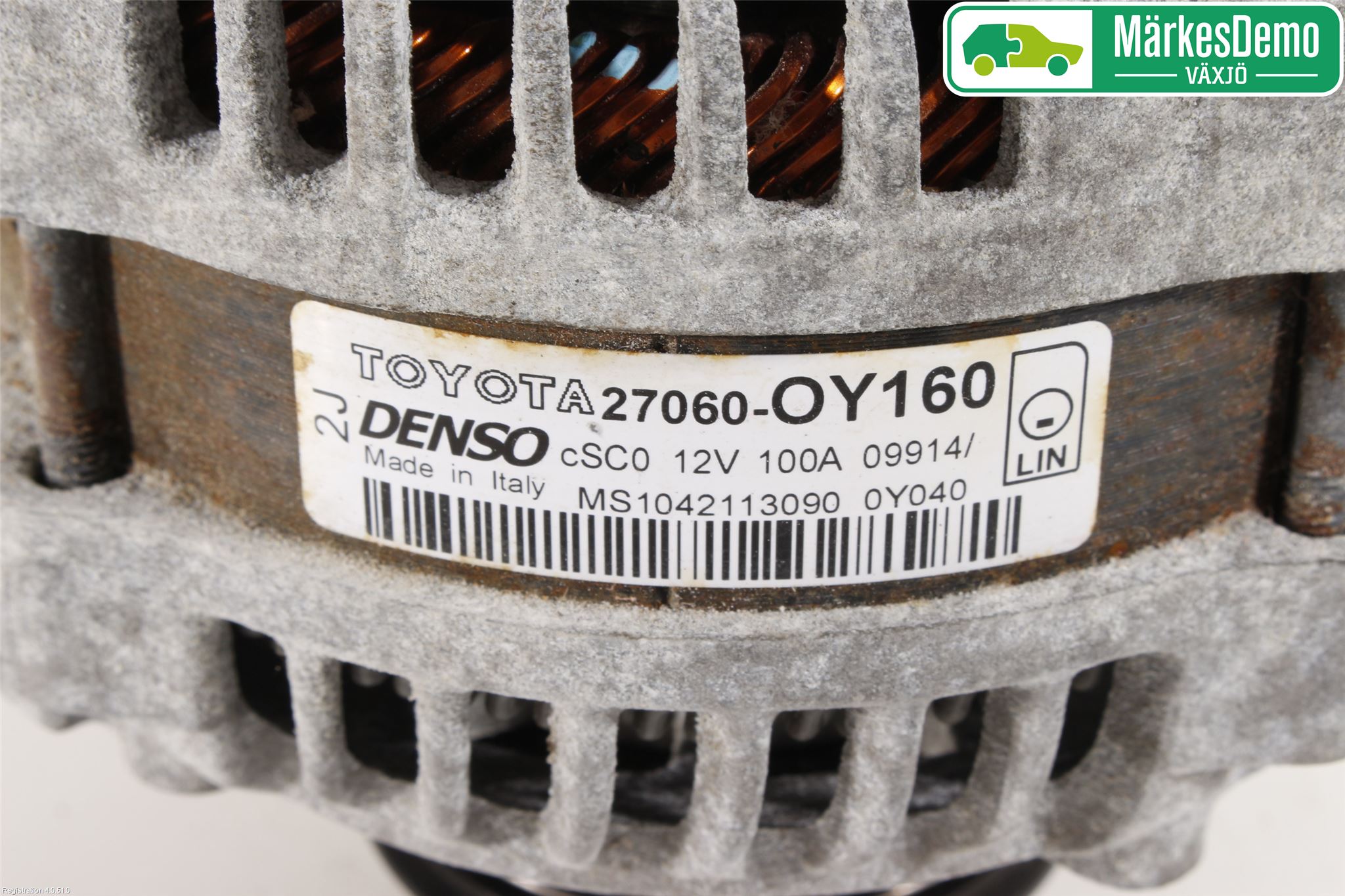Toyota YARIS XP130 12-14 Generator