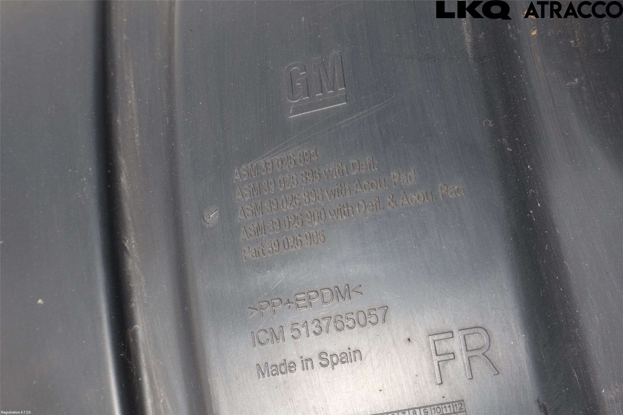 Opel CORSA E 15-19 Skärm Inner