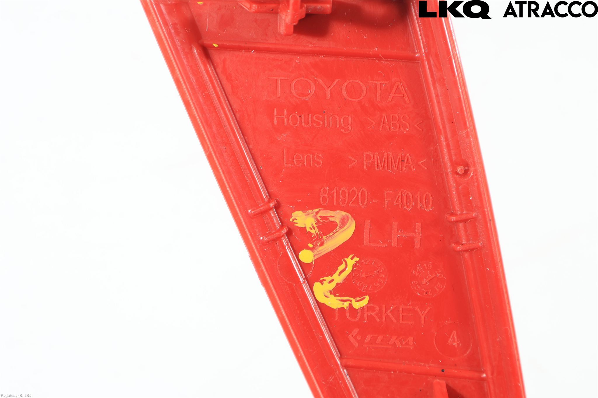 Toyota YARIS XP21 20- Dimljus/Reflex Bak