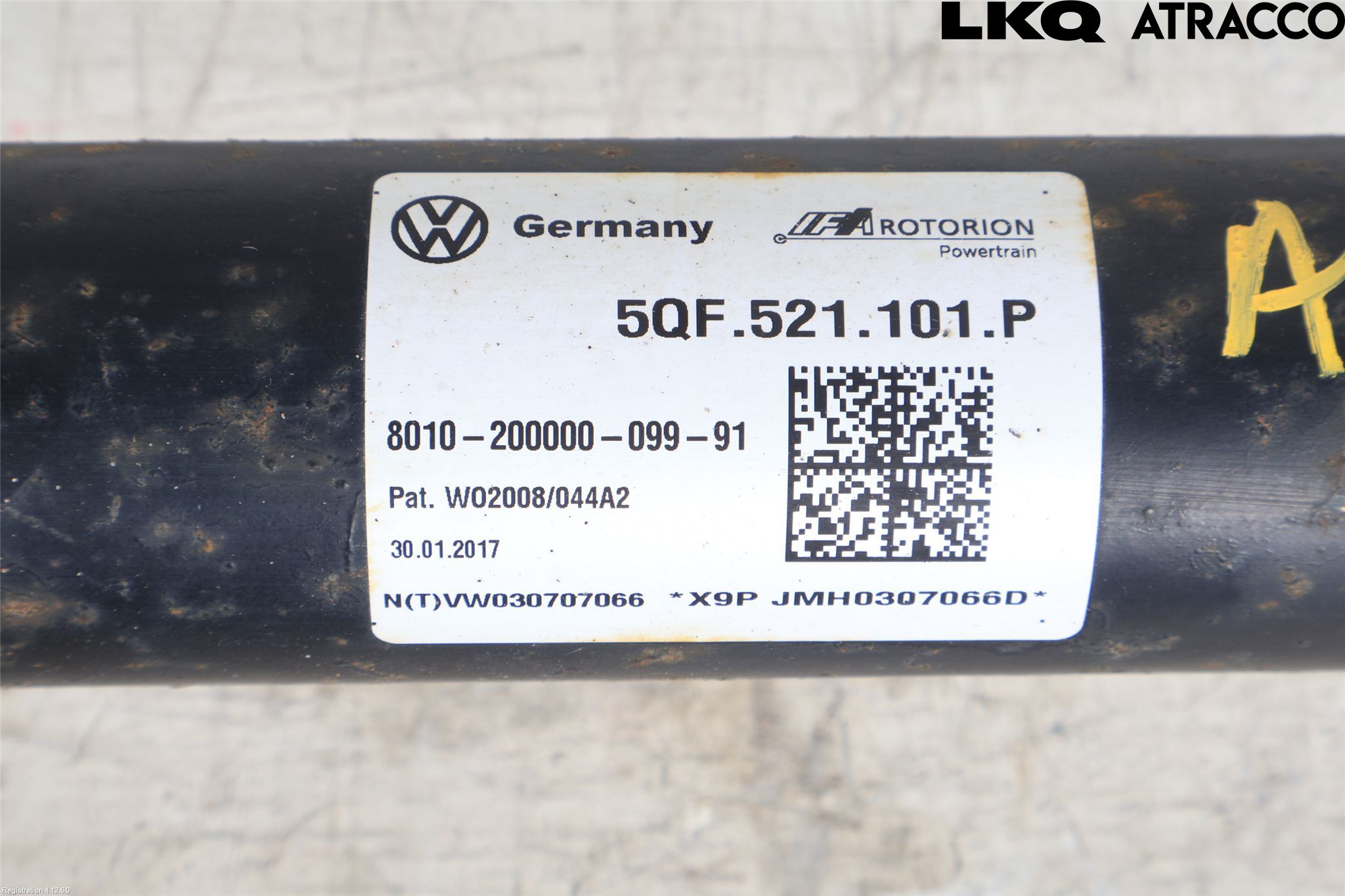 Volkswagen VW TIGUAN 16-24 Mellanaxel Komp
