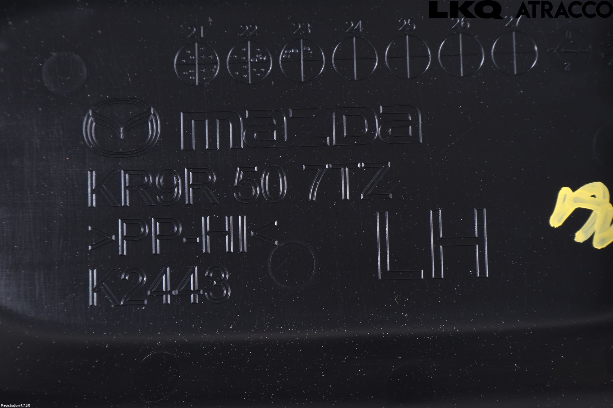 Mazda CX-60 22- Täckplast Front