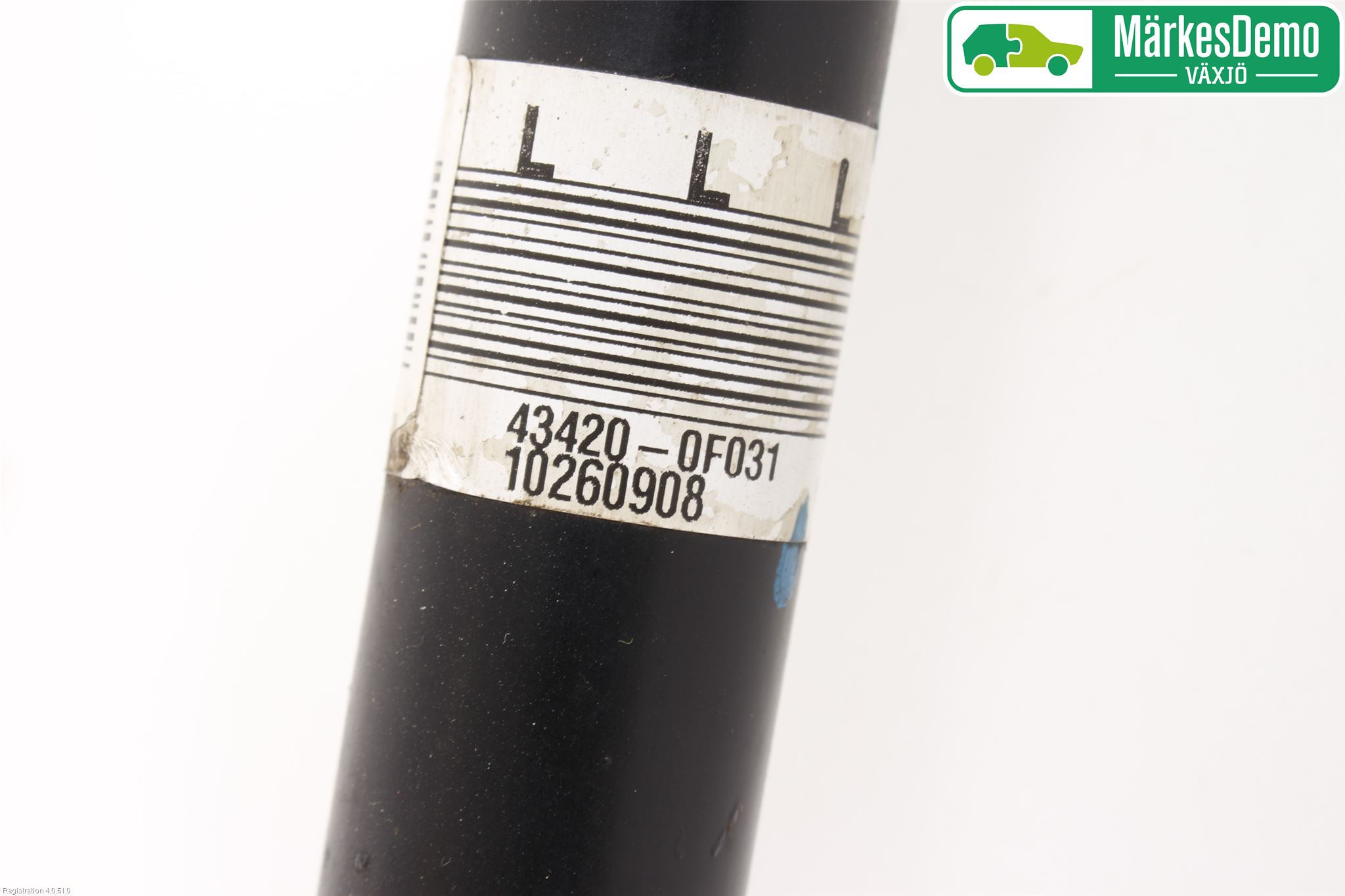 Toyota VERSO 09-18 Drivaxel Fram Vänster