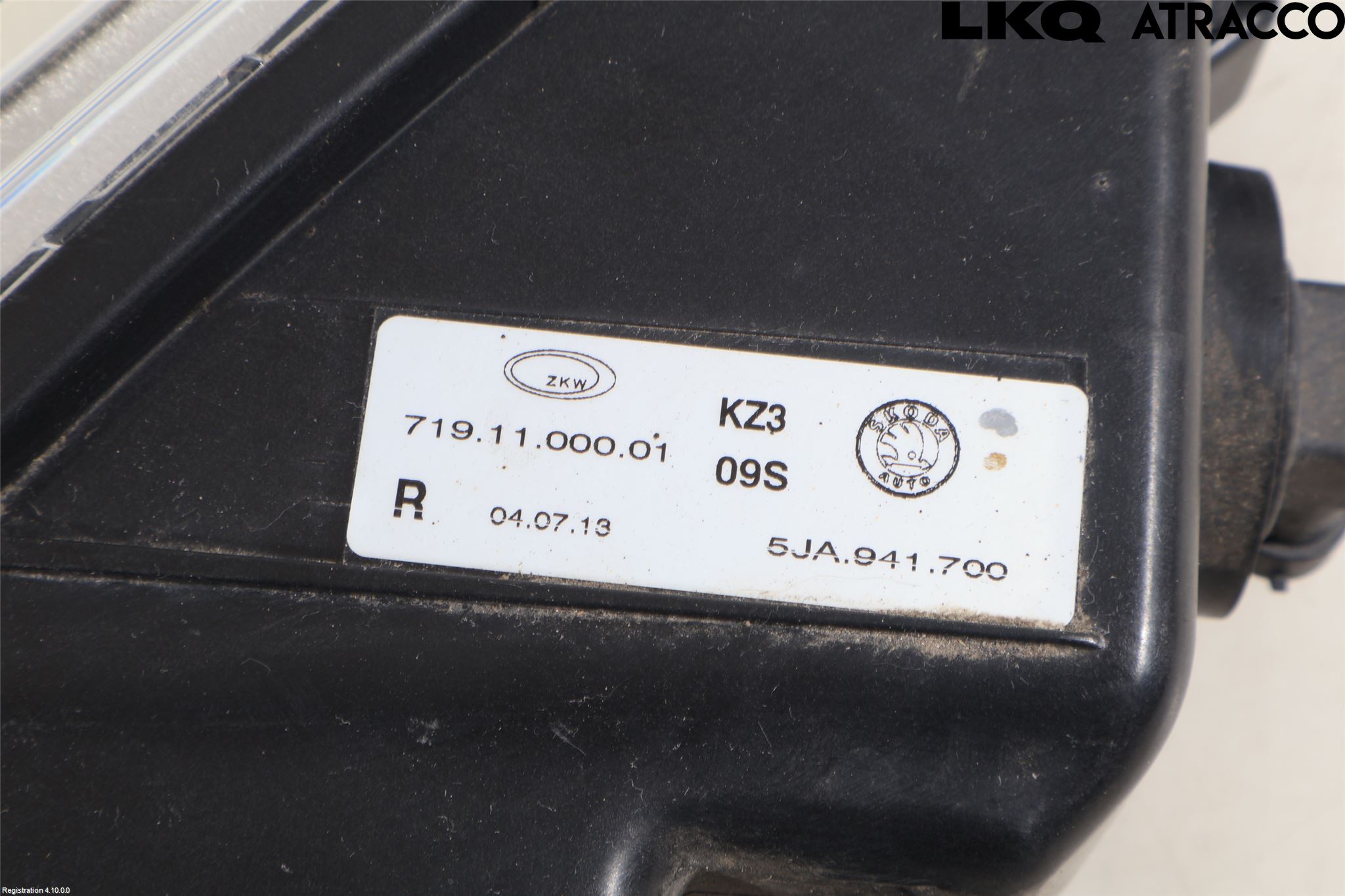 Skoda RAPID Dimljus-Varselljus Fram