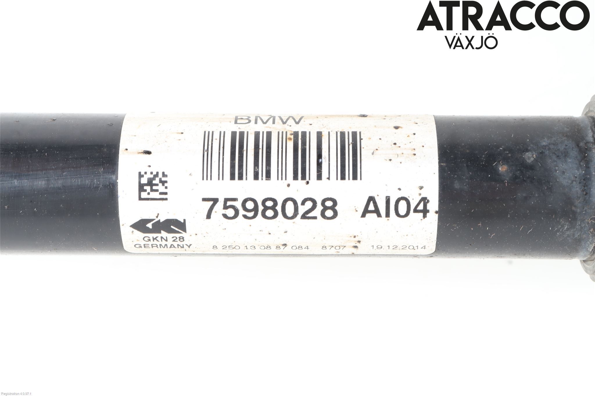 BMW X4 F26 14-18 Drivaxel Fram Höger