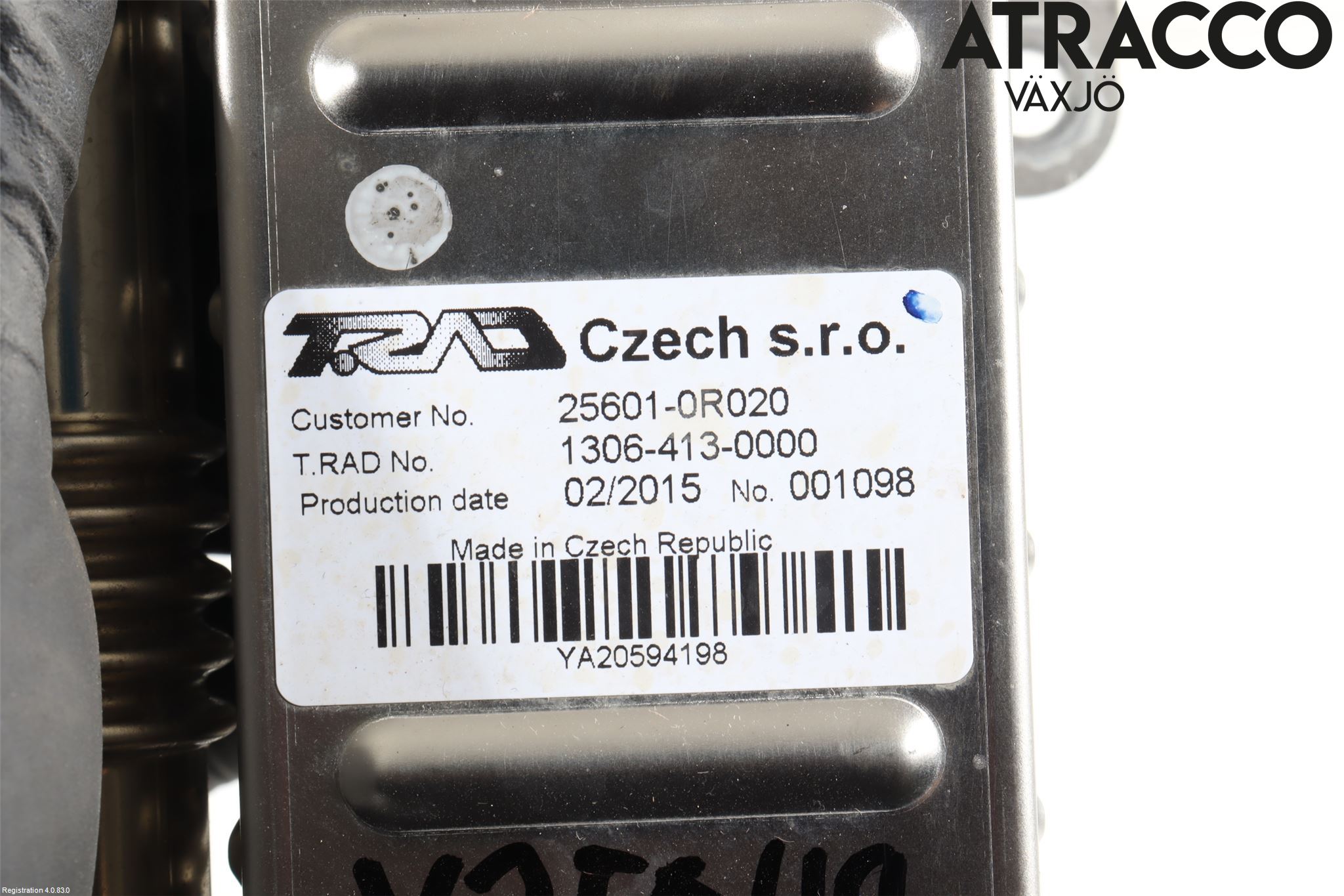 Toyota AURIS 13-19 Avgaskylare