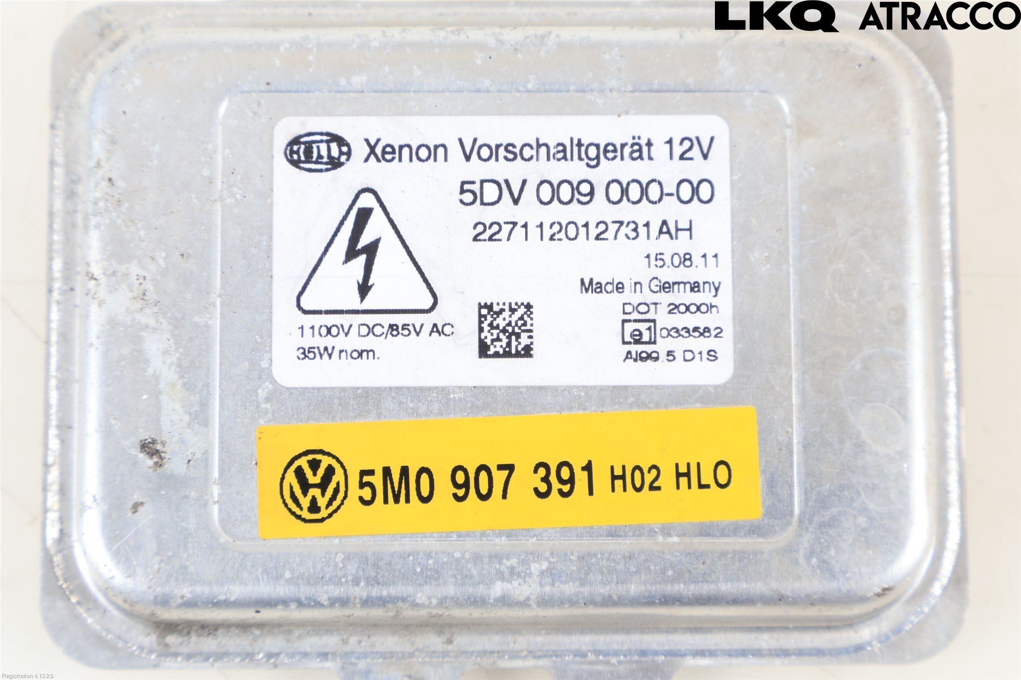Volkswagen VW GOLF PLUS/CROSS GOLF 04-14 Styrenhet Strålkastare