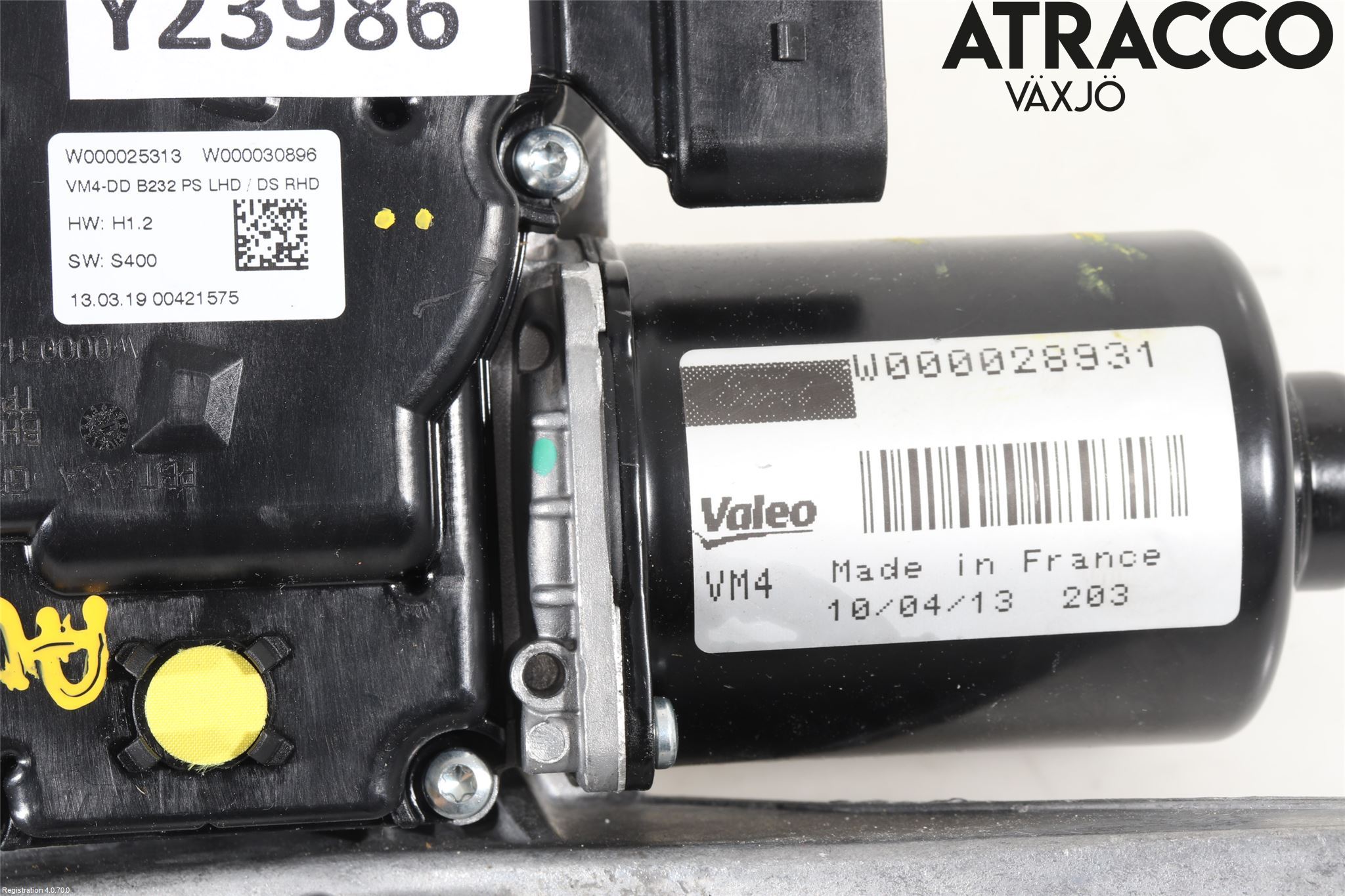 Ford B-MAX 12-17 Torkarmotor Vindruta