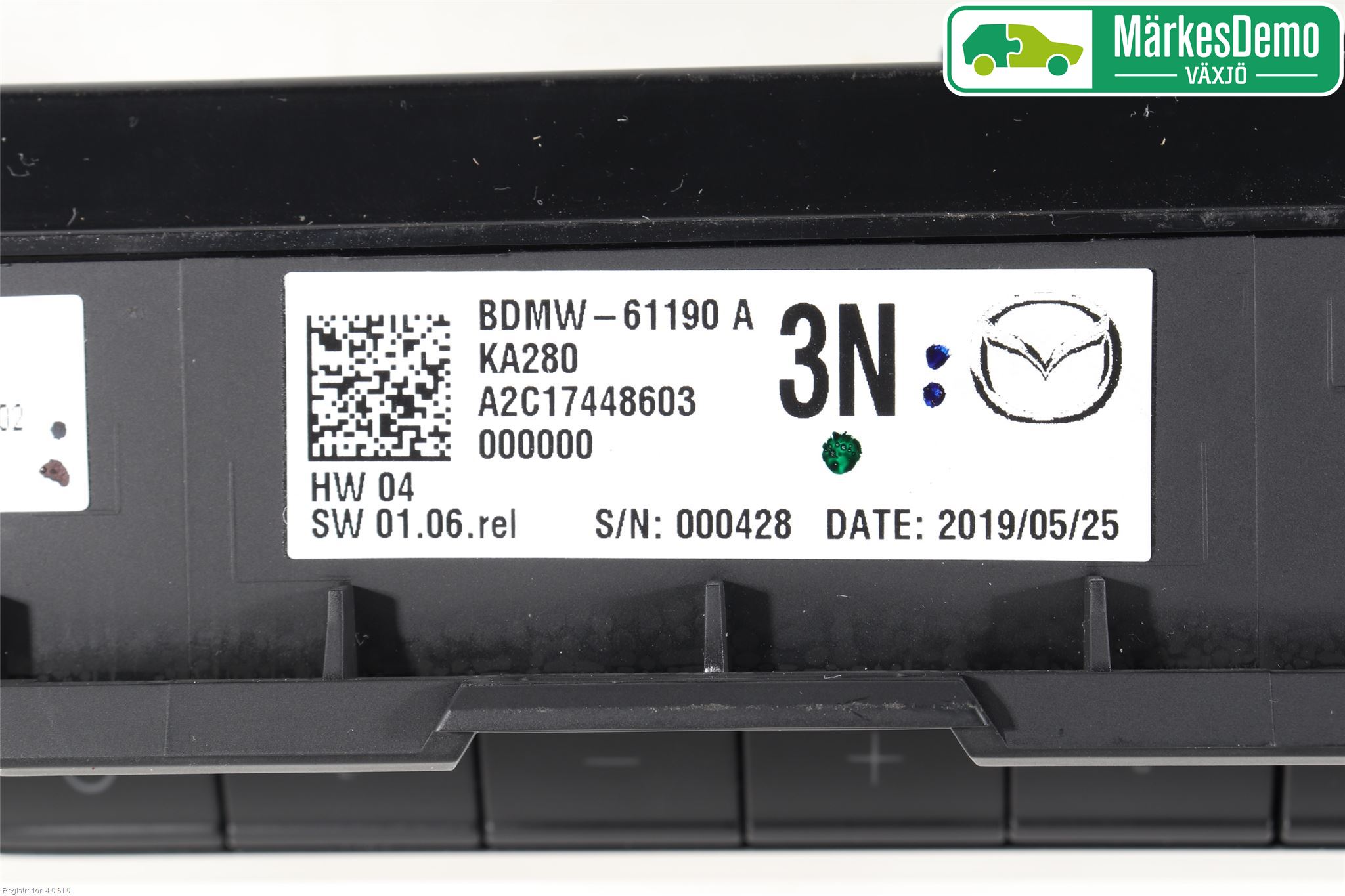 Mazda 3 IV 19- Ac Styrenhet Ac Manöveren