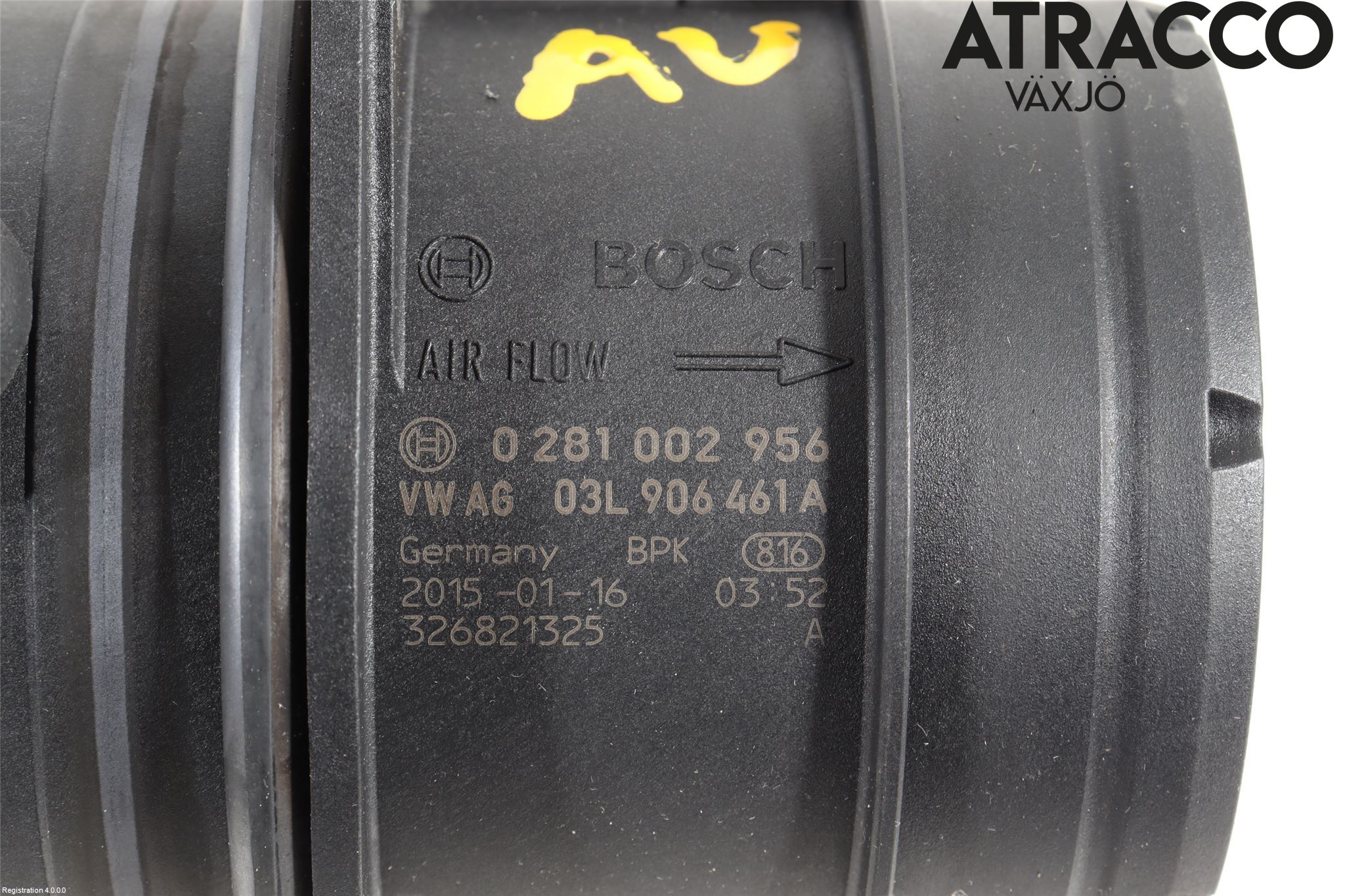 Volkswagen VW AMAROK 2H 10-22 Injluftmassamätare