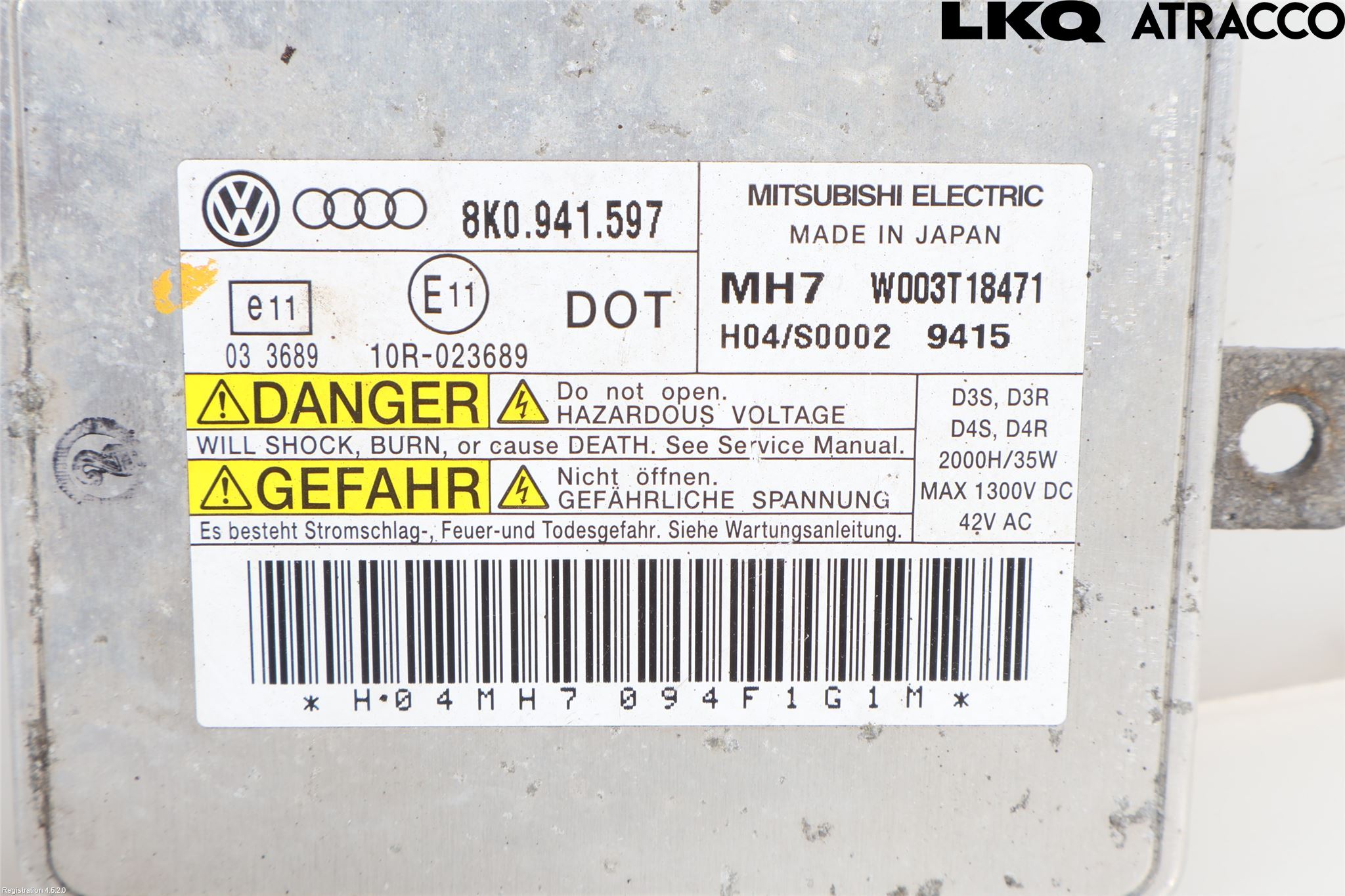 Audi A4 ALLROAD 09-16 Styrenhet Strålkastare