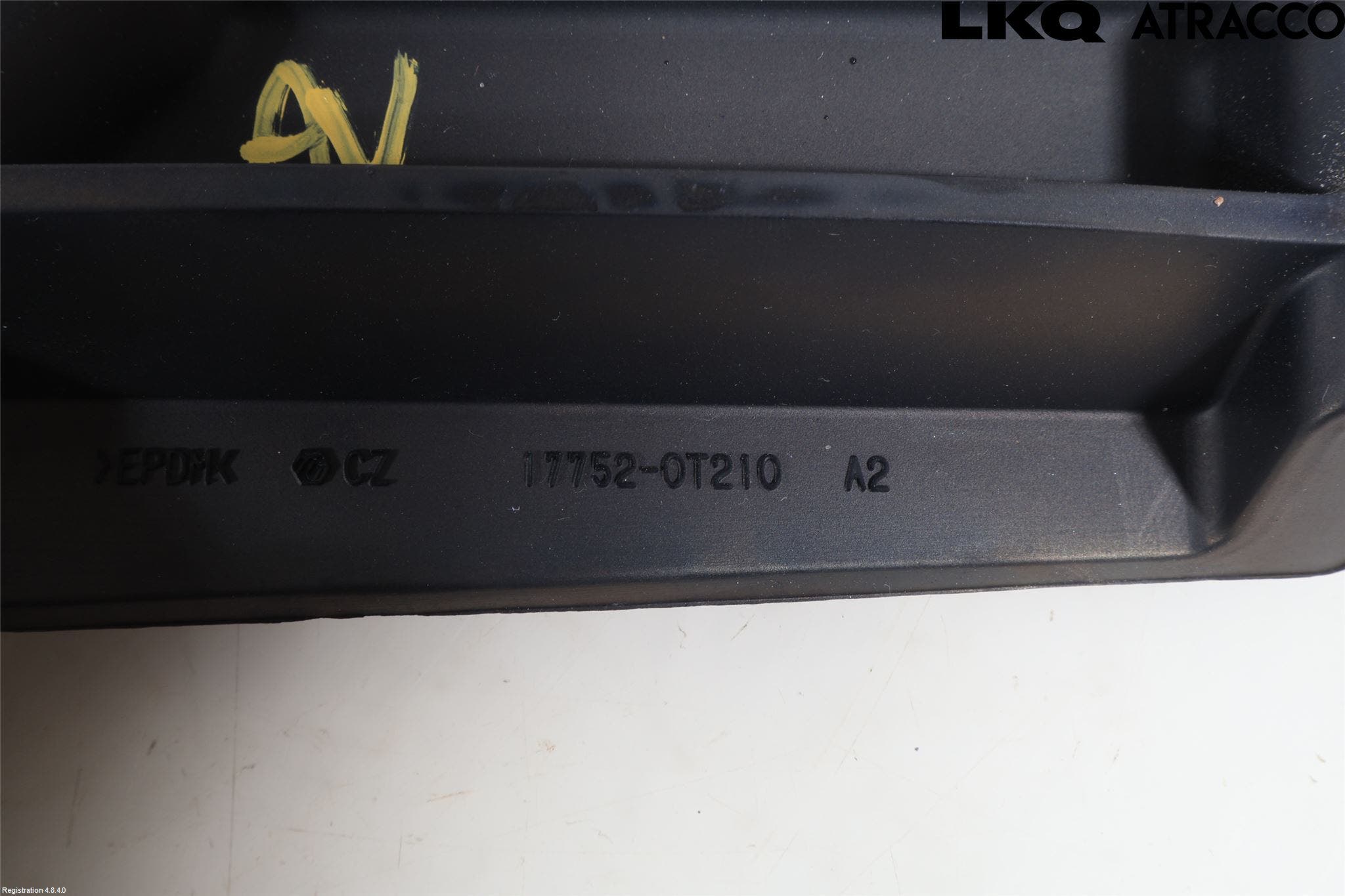 Toyota COROLLA 19- Förg-Bälg-Rör Mot Luftr