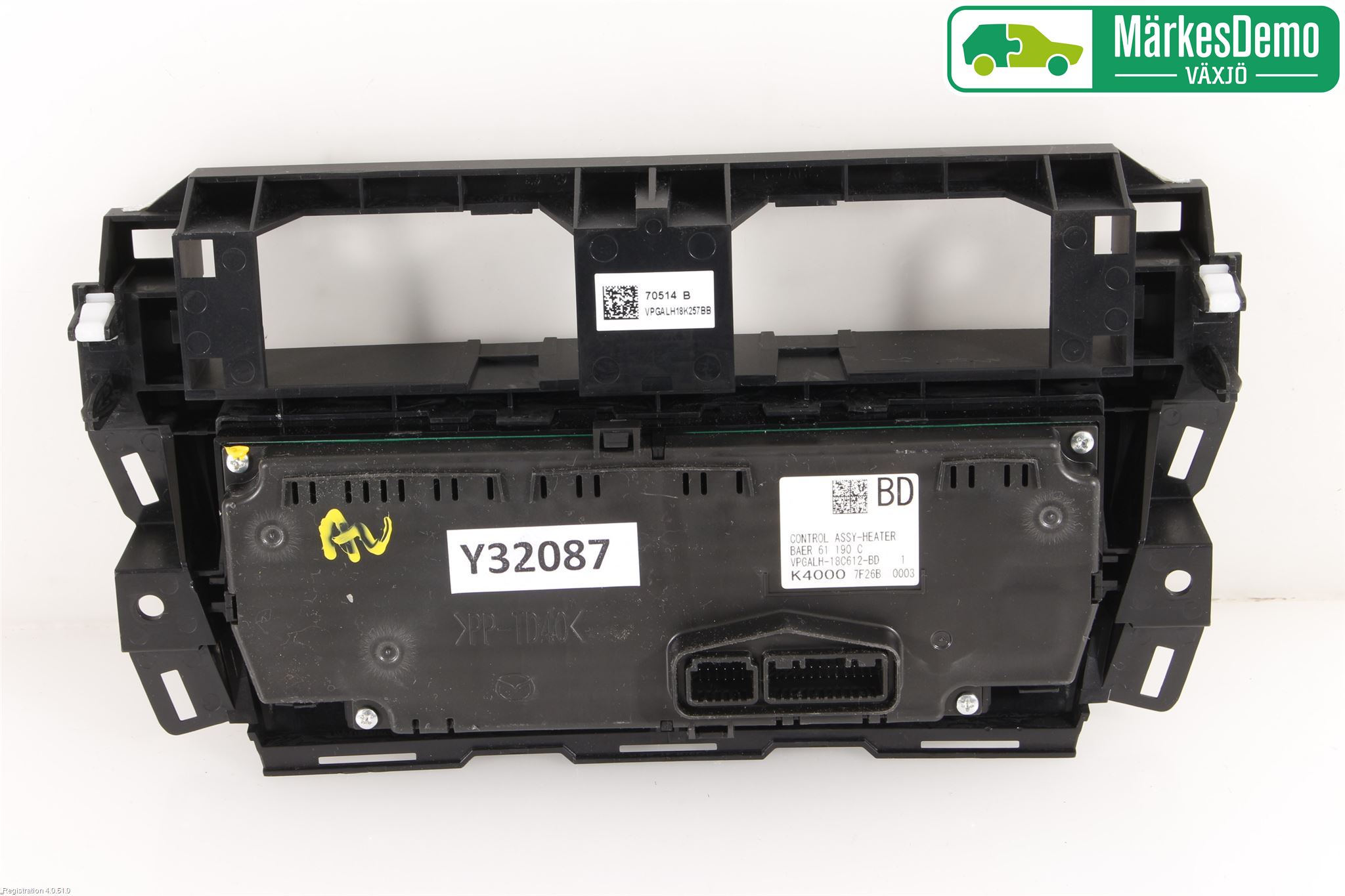 Mazda 3 III 14-19 Ac Styrenhet Ac Manöveren