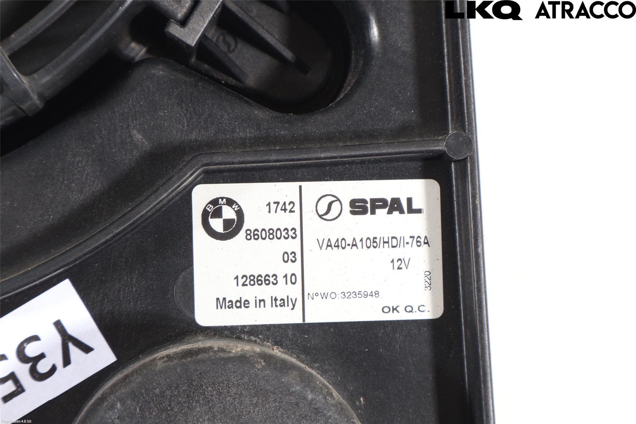 BMW i3 I01 13-22 Kylfläkt El