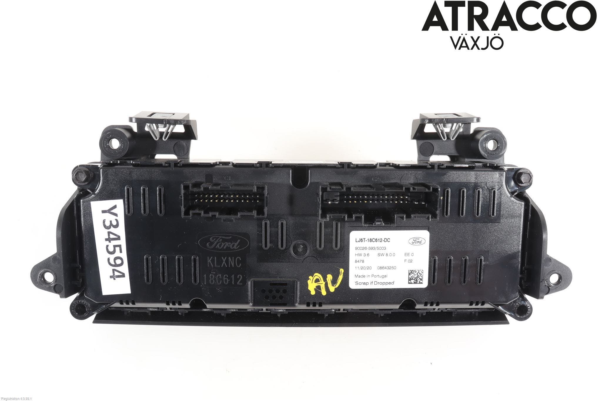 Ford KUGA/KUGA PHEZ/FHEV 20- Ac Styrenhet Ac Manöveren