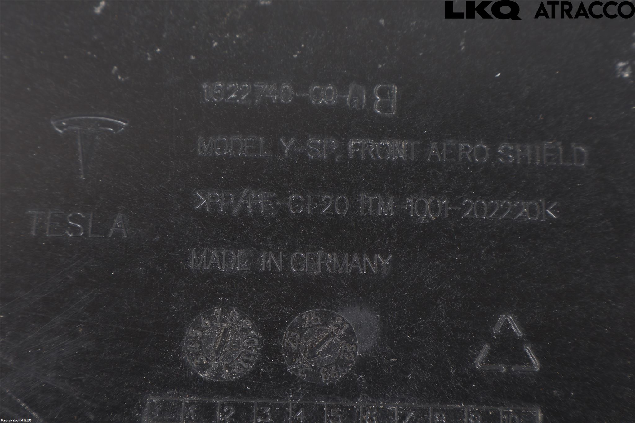 Tesla MODEL Y 21- Hasplåt Plåt-Plast