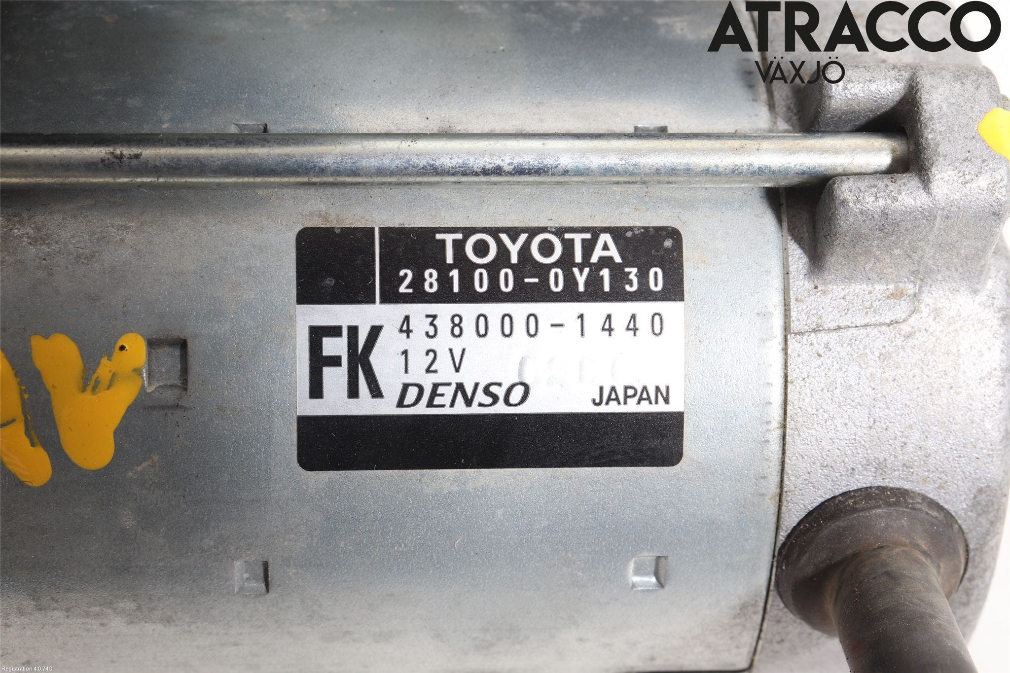 Toyota YARIS XP130 15-20 Startmotor