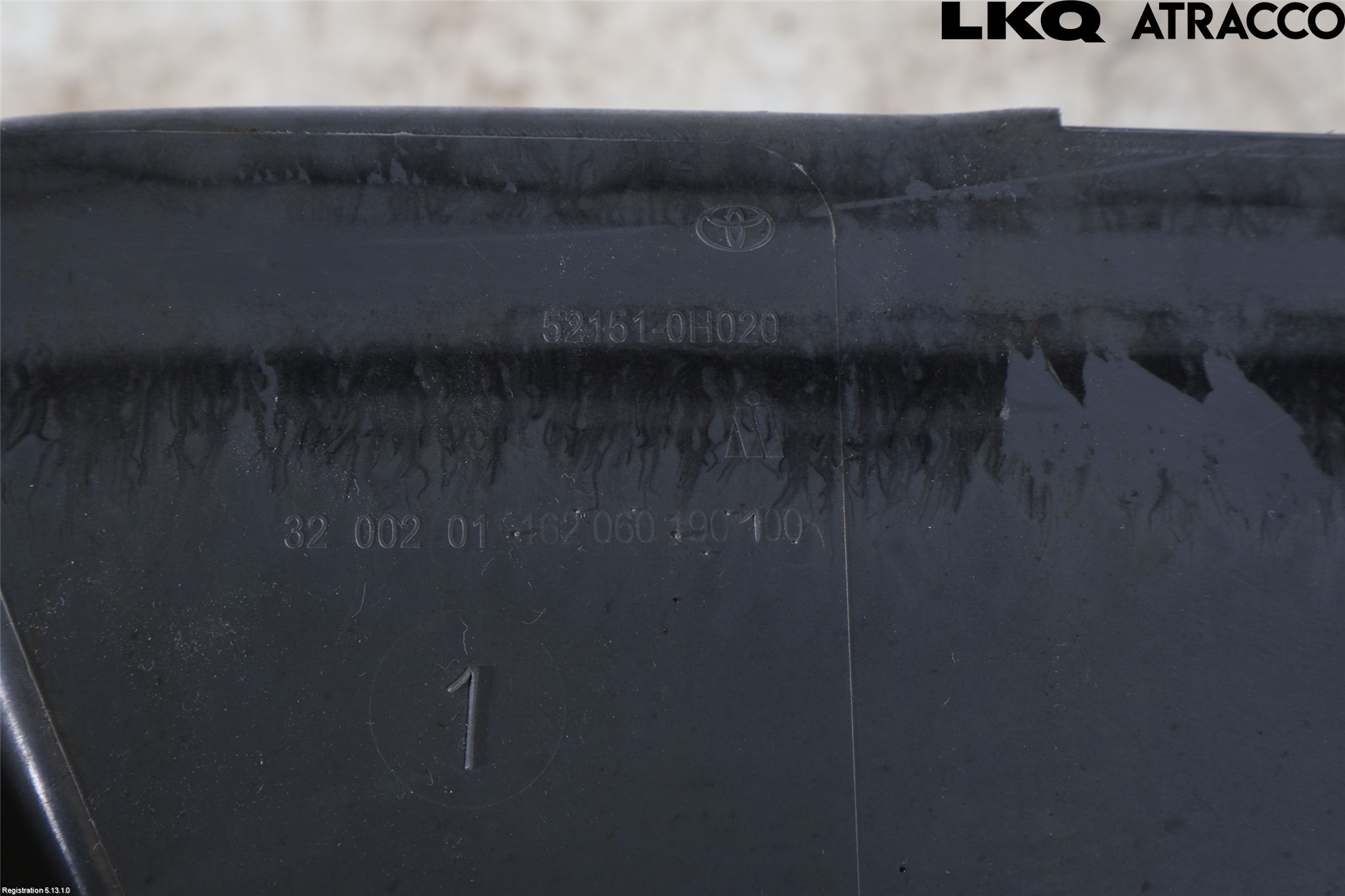 Toyota AYGO 15-21 Stötfångardel Bak Mitt