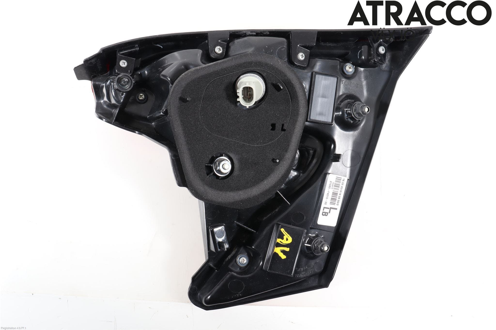 Toyota C-HR 16-23 Bakljus Lucka Vä