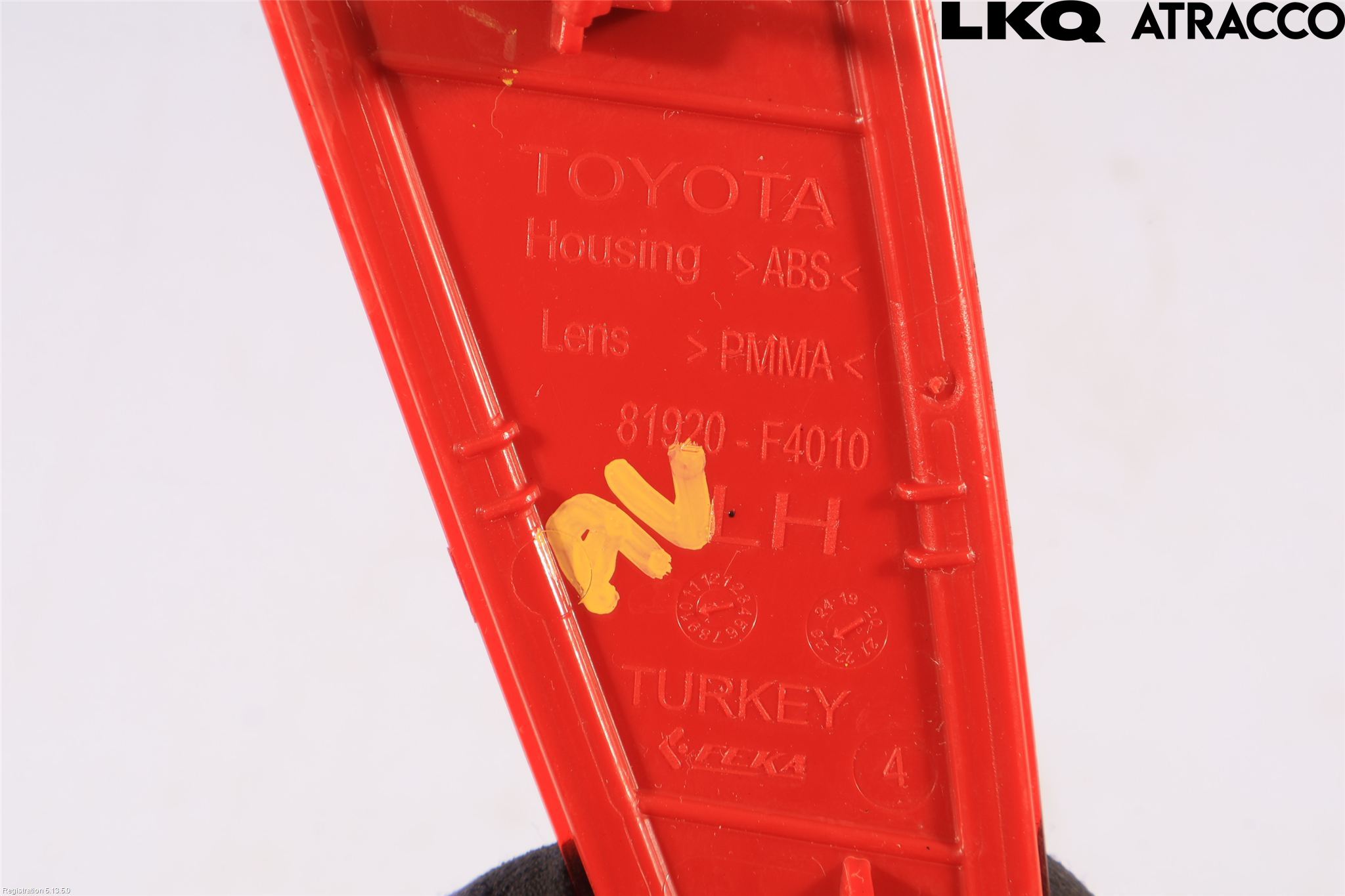 Toyota YARIS XP21 20- Dimljus/Reflex Bak