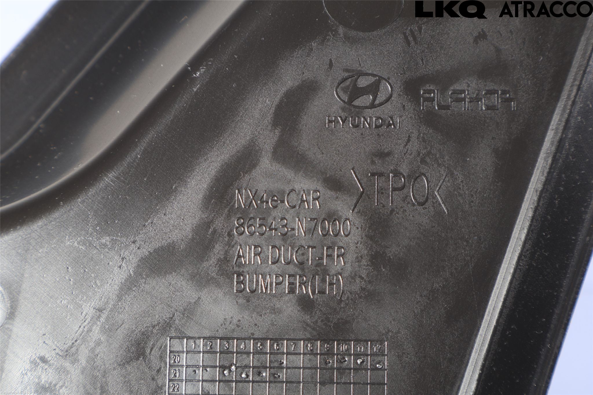 Hyundai TUCSON 05- Deflektor Plåt-Plast Kylning