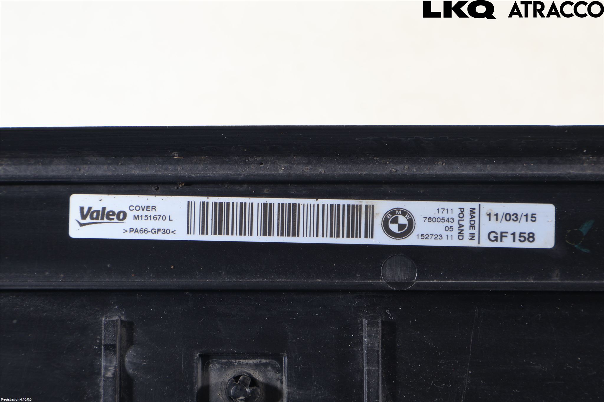 BMW 1 F20/F21 11-19 Kylarfäste-Ram-Balk