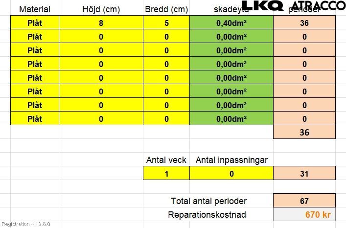 Ford FOCUS 11-14 Dörr Bak Höger