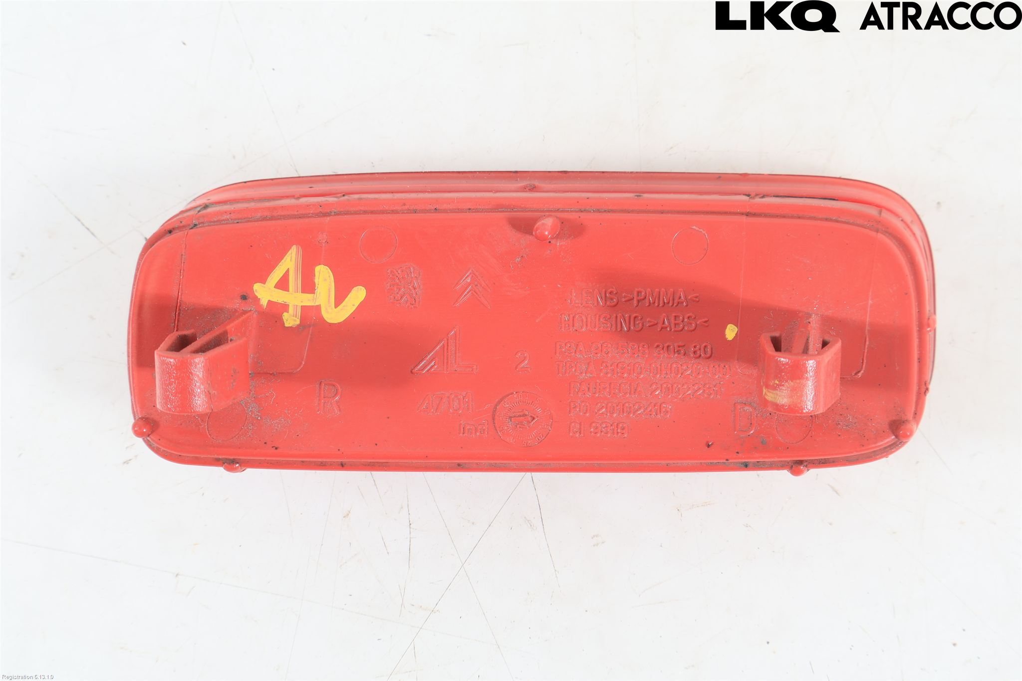 Toyota PROACE I 13-16 Dimljus/Reflex Bak