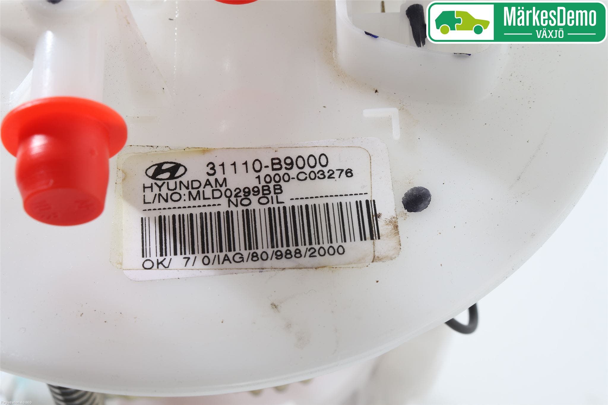 Hyundai i10 BA 17-20 Bränslepump El