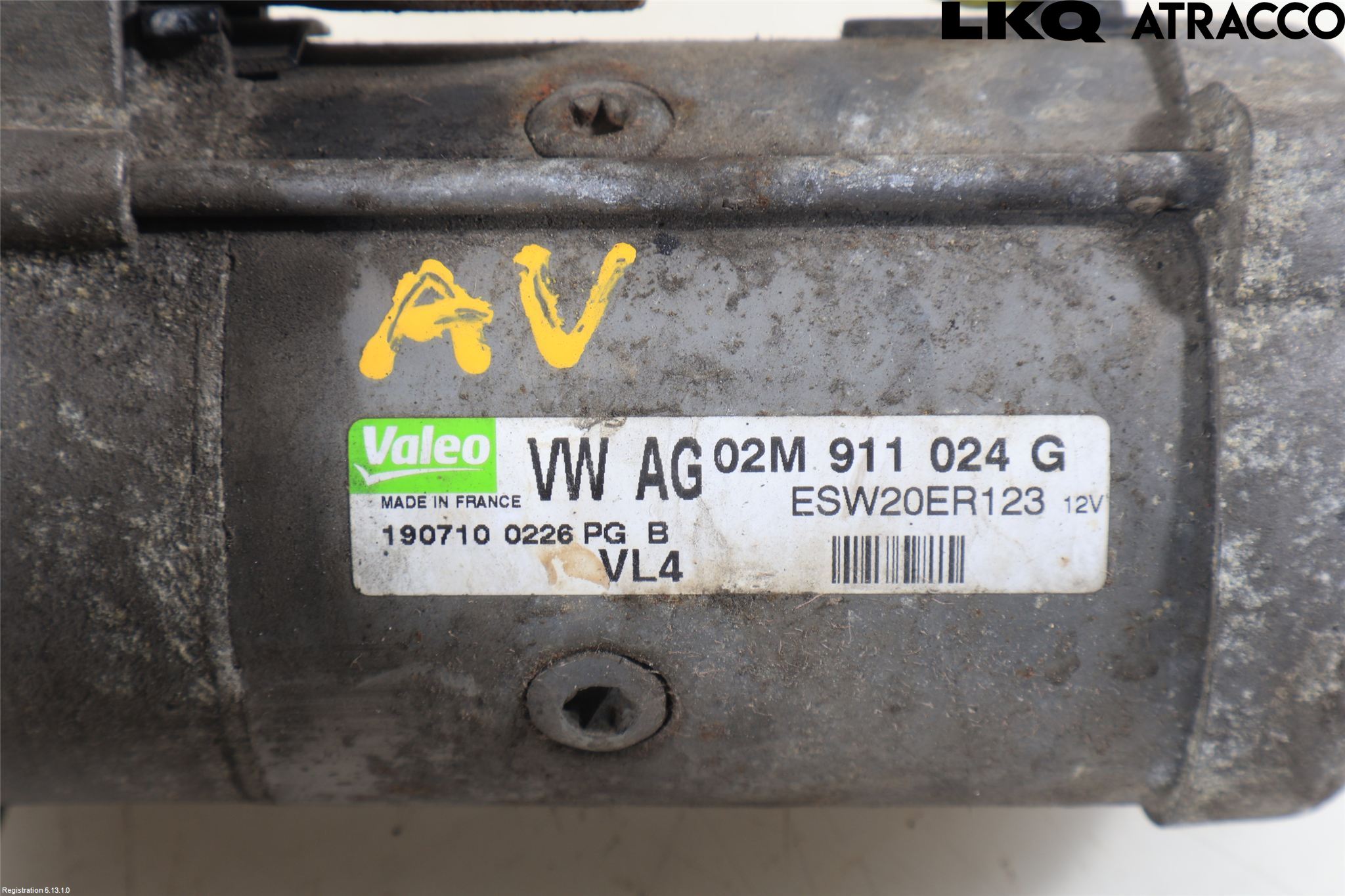 Audi A3/S3 05-13 Startmotor Diesel
