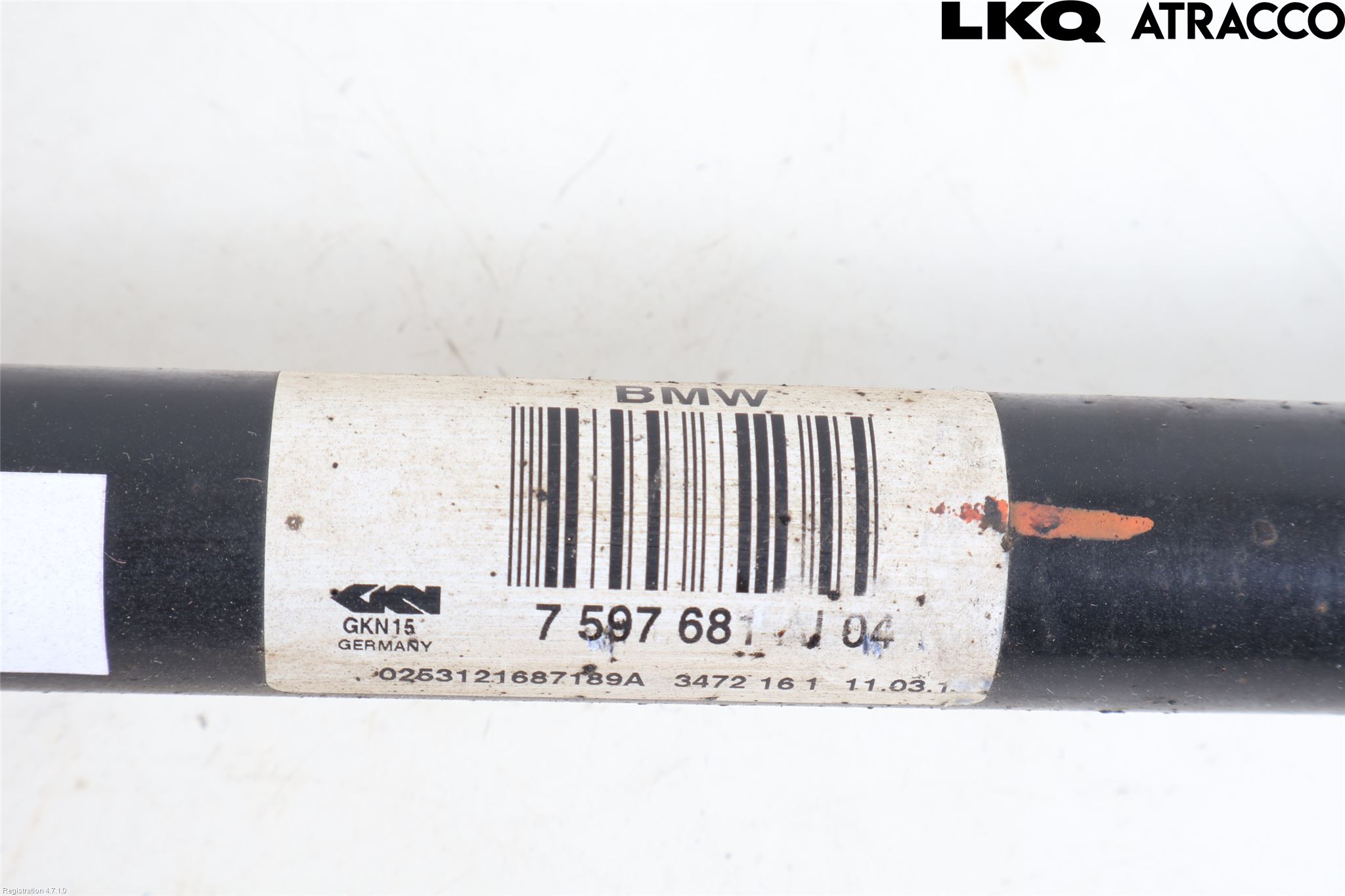 BMW 3 F30/F31/F80 12-19 Drivaxel Bak Vänster