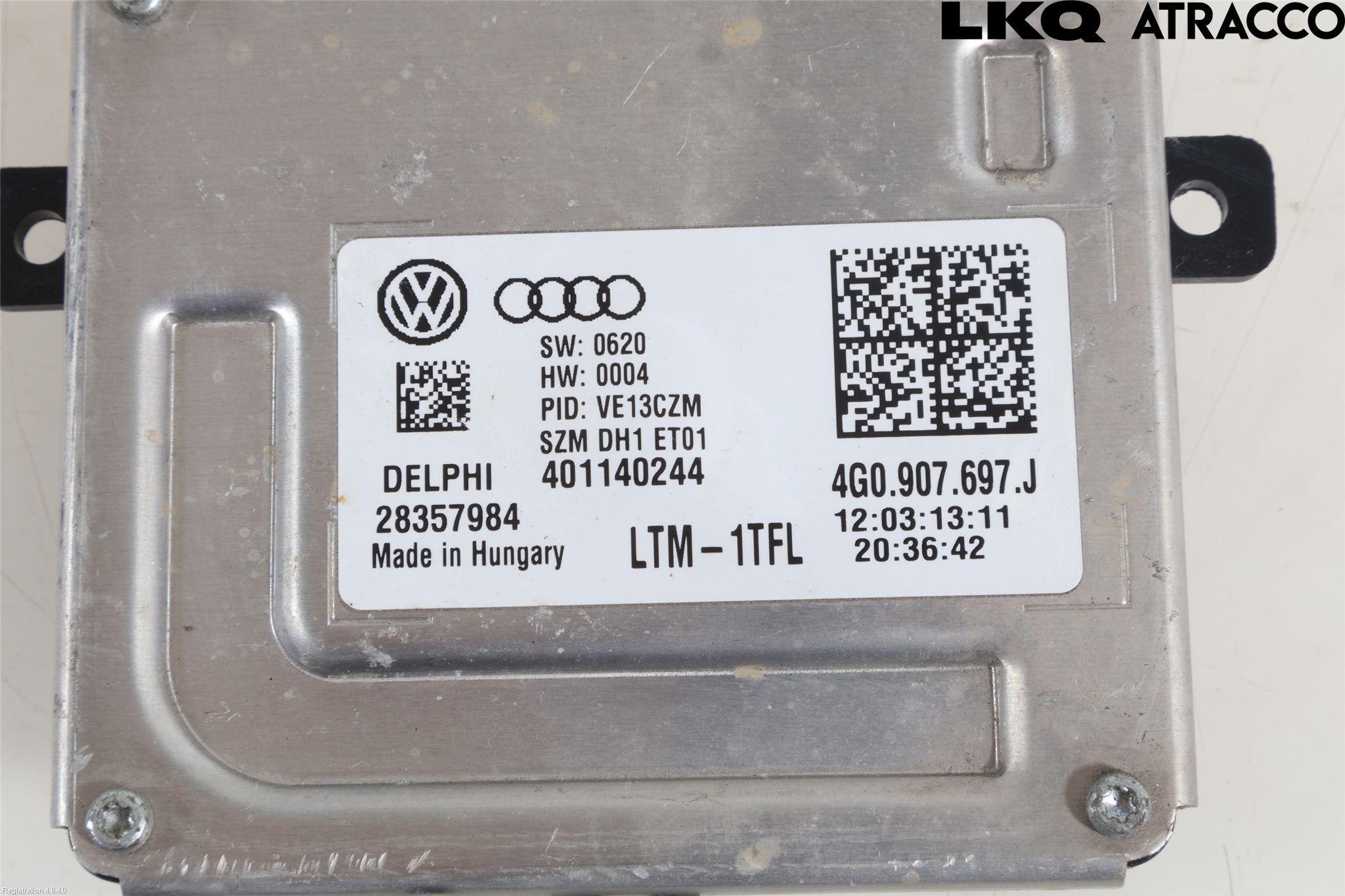 Audi A7/S7 4G 11-17 Styrenhet Strålkastare