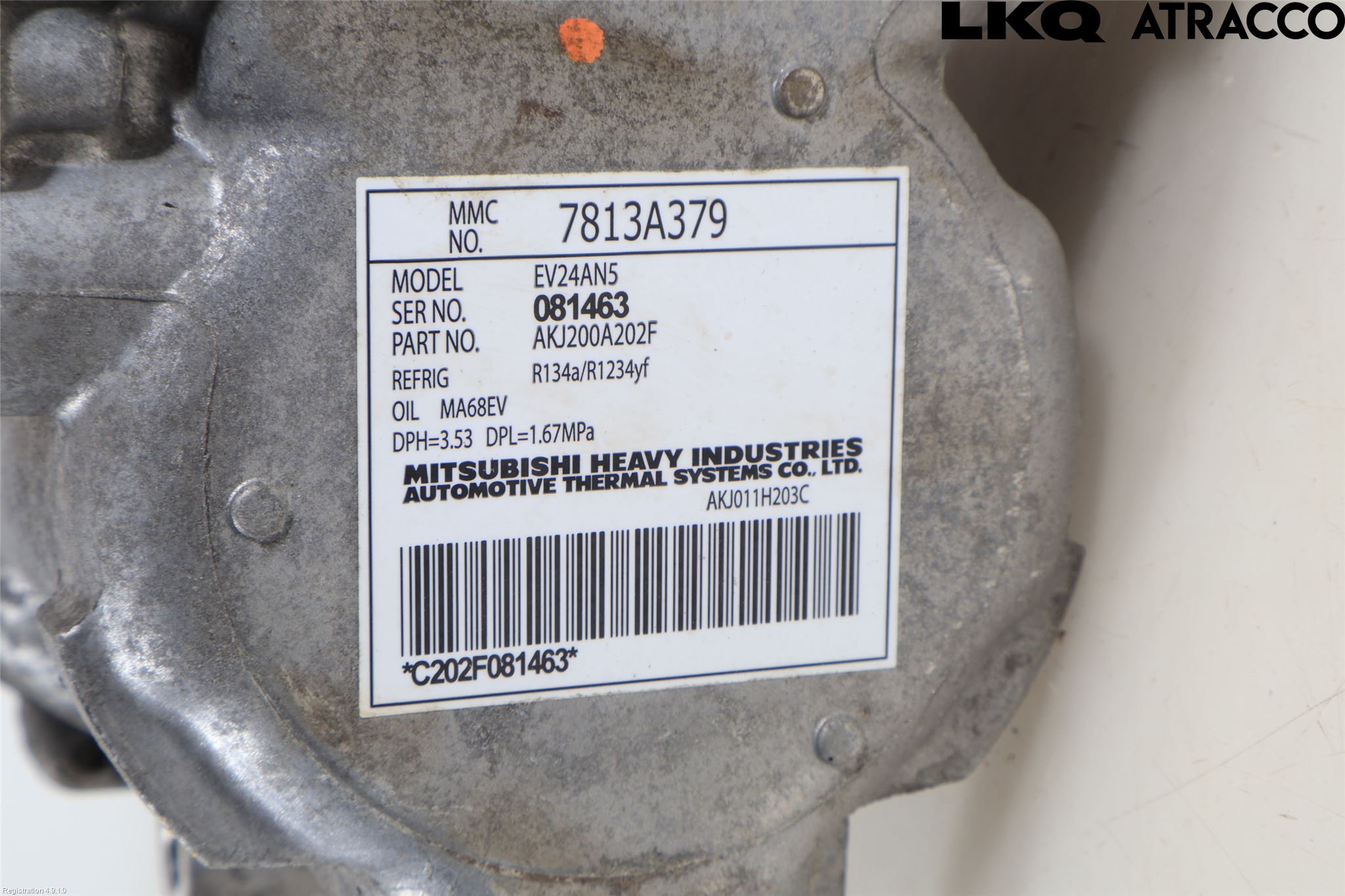 Mitsubishi OUTLANDER 13-21 Ac Kompressor