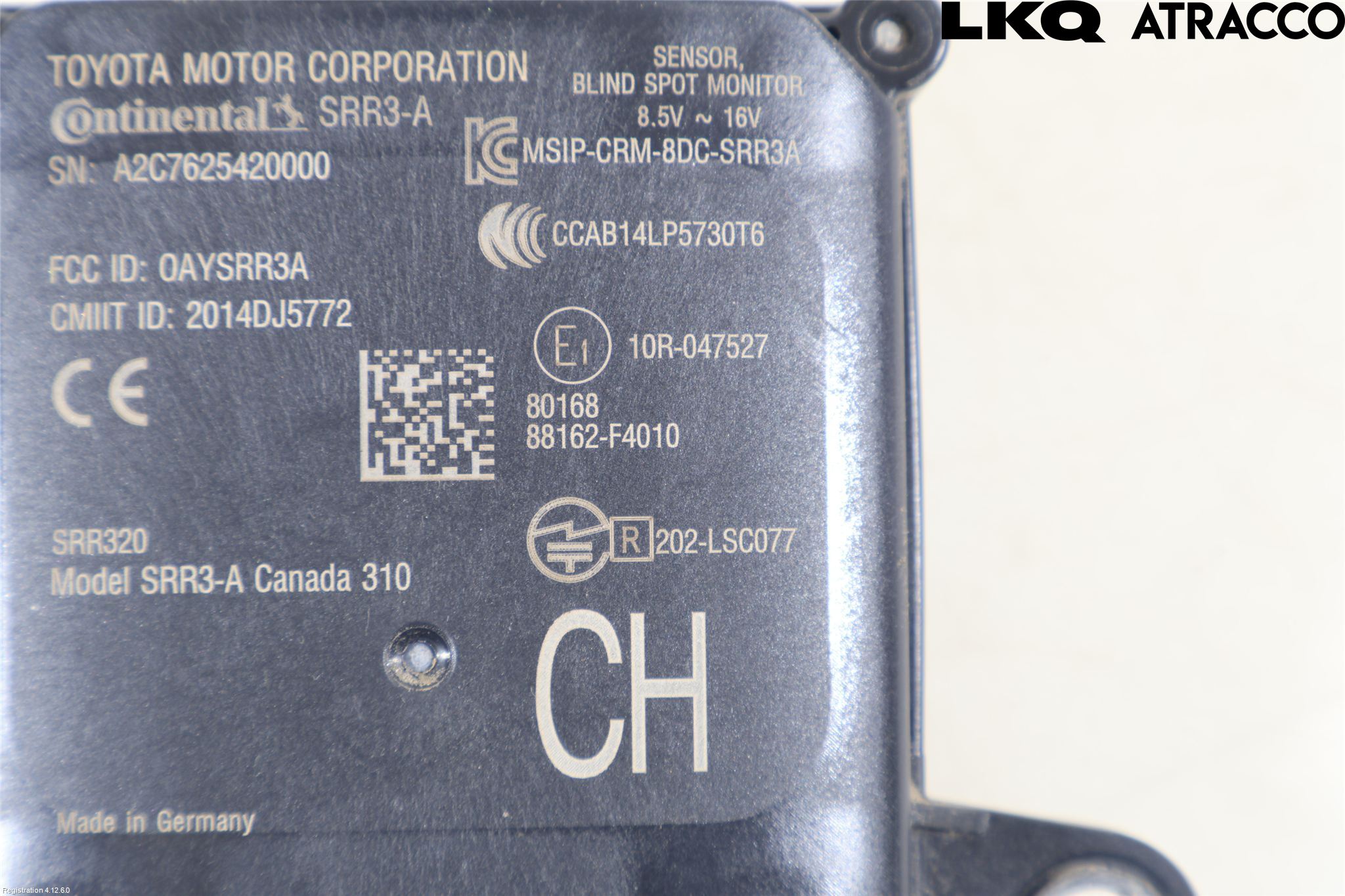 Toyota C-HR 16-23 Sensor Aktivt Kollisionsskydd