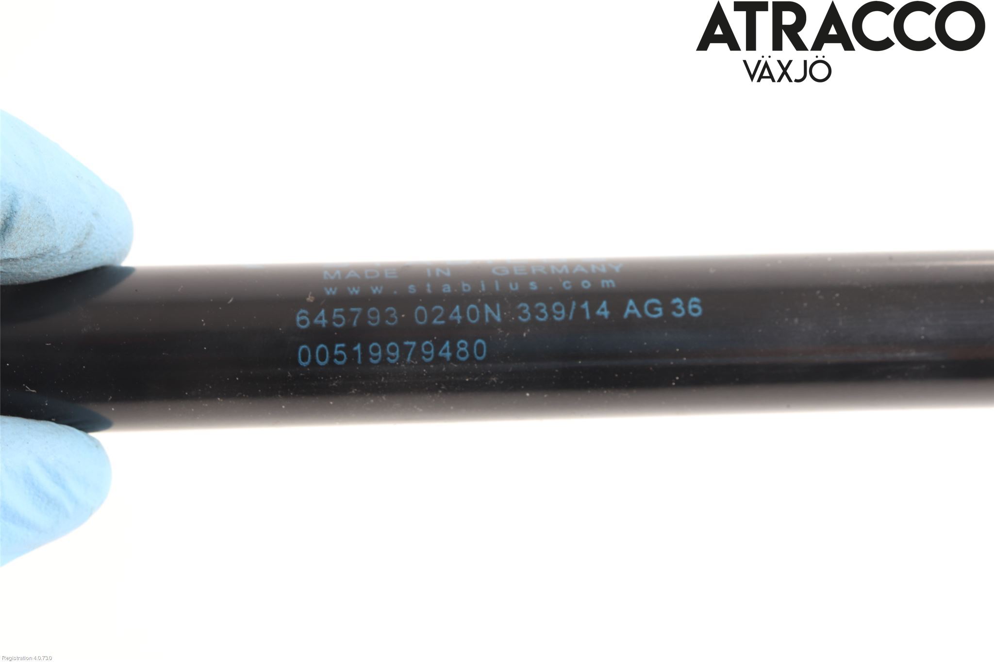 Fiat 500 07- Gasfjäder Baklucka