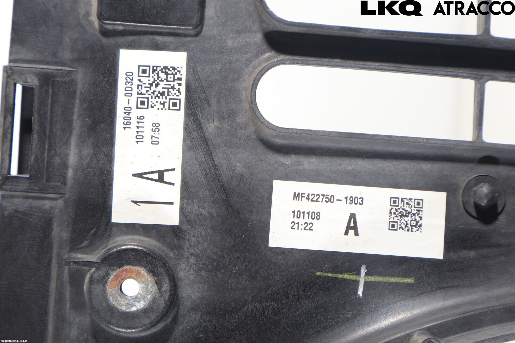 Toyota AURIS 10-12 Kylfläktkåpa