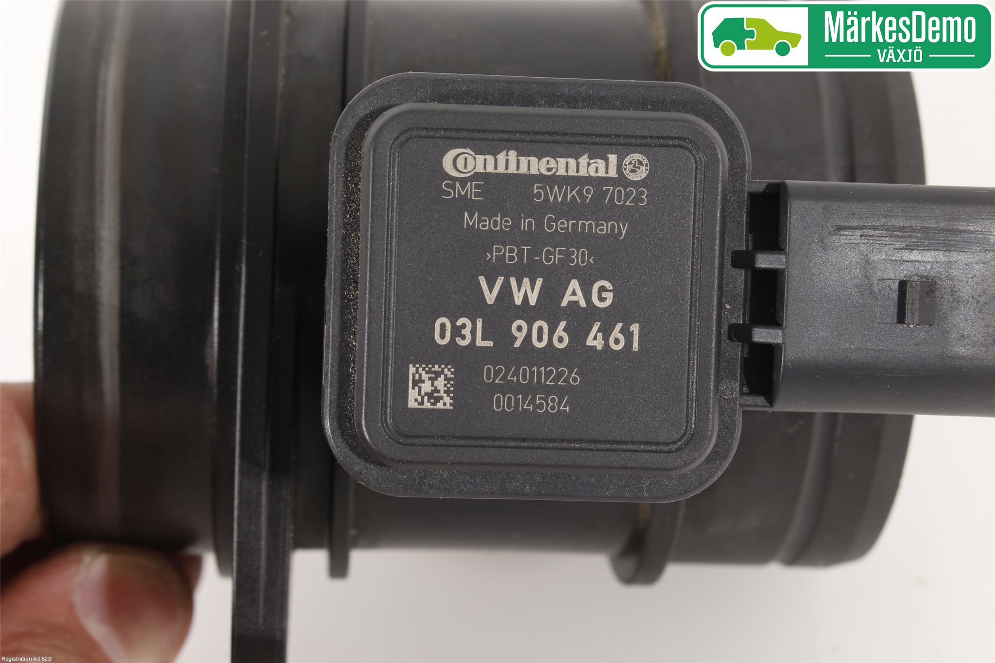 Volkswagen VW GOLF VI 09-13 Injluftmassamätare
