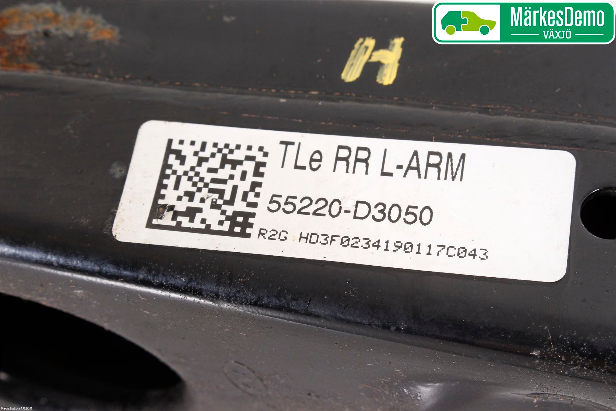 Hyundai TUCSON 05- Bärarm Bak Höger