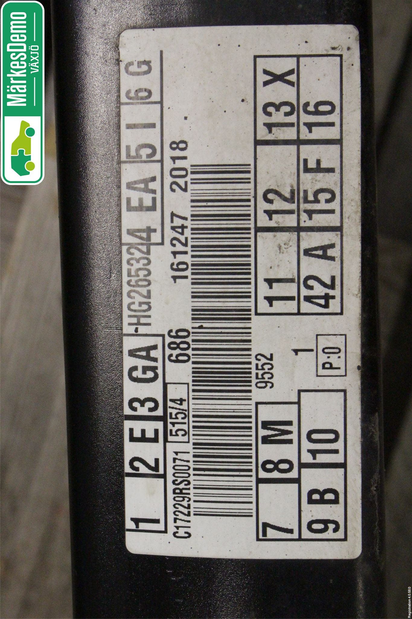 Ford FOCUS 15-18 Bakaxelbalk