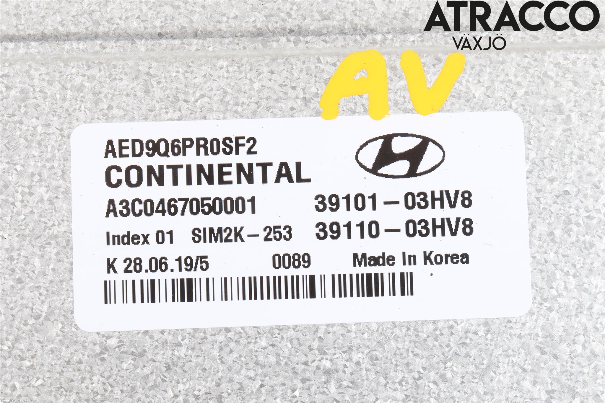 Hyundai IONIQ AE 17-22 Styrenhet Insprut Bensin