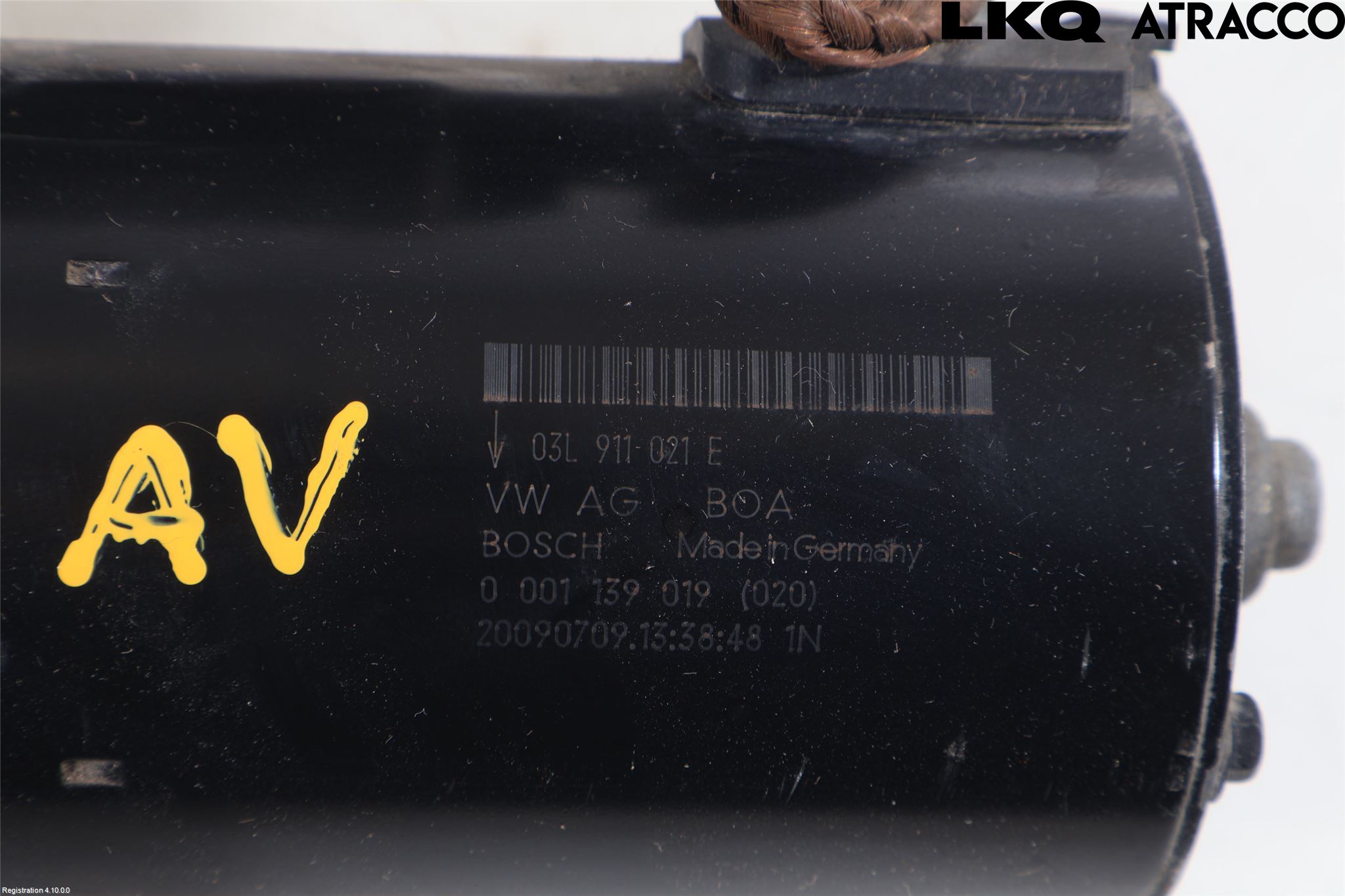 Audi A4/S4 08-11 Startmotor Diesel