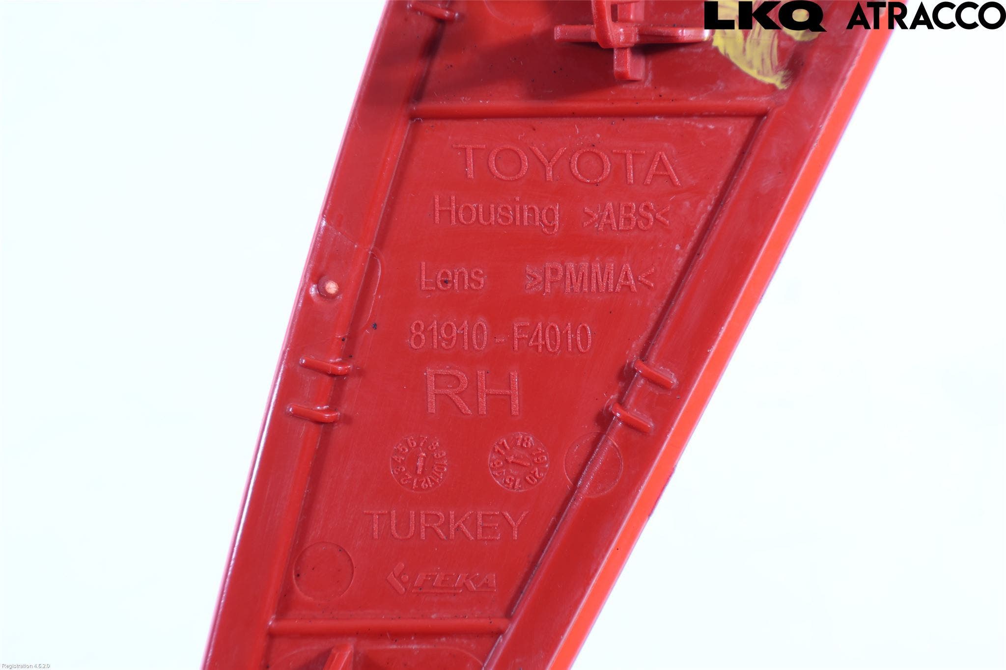 Toyota C-HR 16-23 Dimljus/Reflex Bak