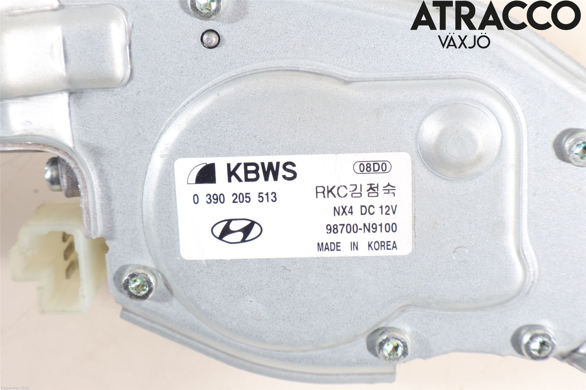 Hyundai TUCSON 05- Torkarmotor Baklucka