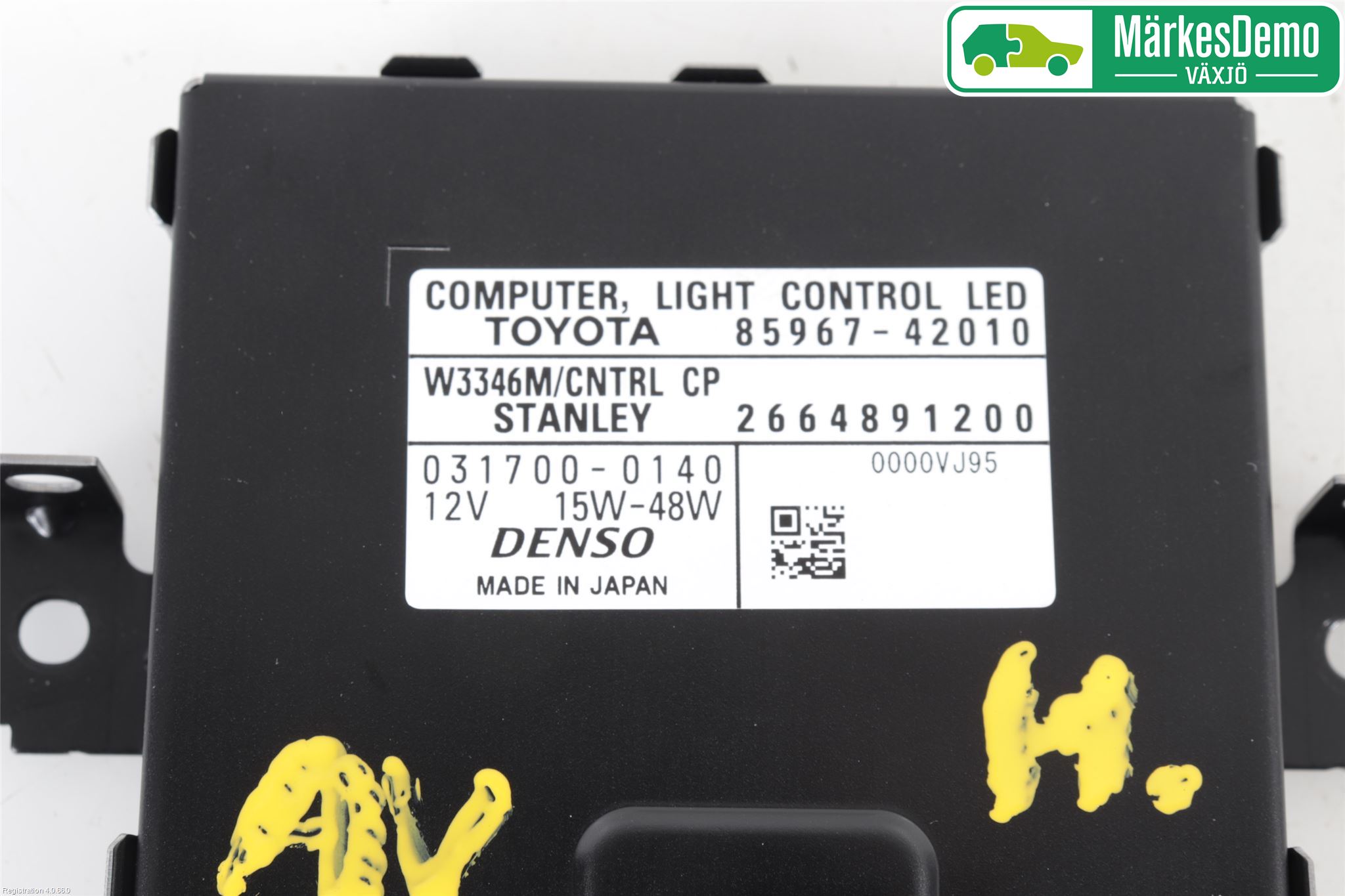 Toyota RAV4 13-18 Styrenhet Strålkastare