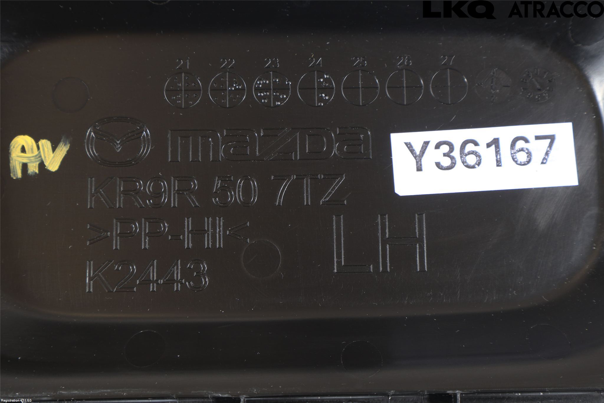 Mazda CX-80 24- Torpedplåt-Torpedplast