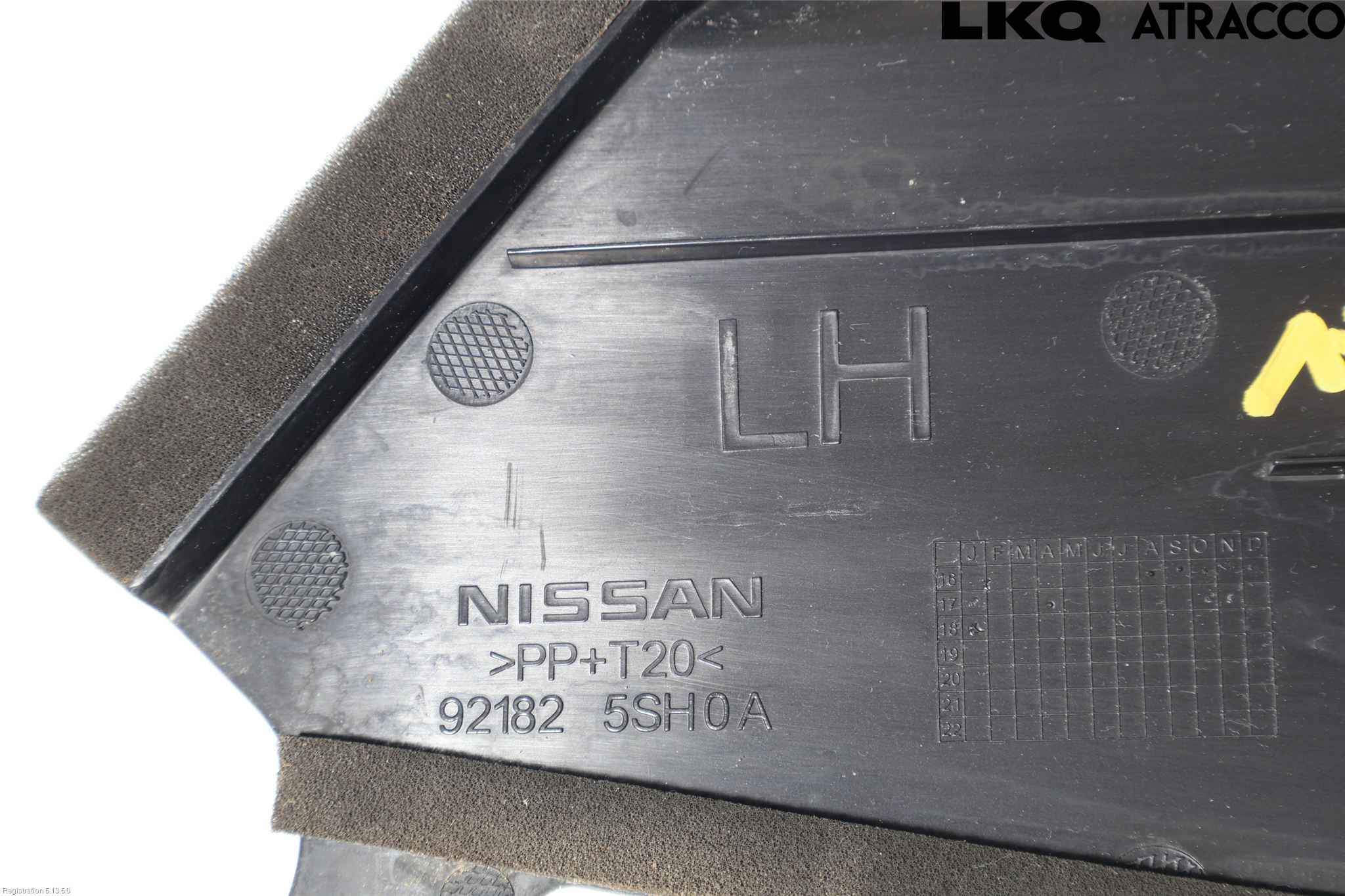 Nissan LEAF 18- Deflektor Plåt-Plast Kylning