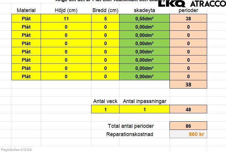 Toyota AURIS 13-19 Dörr Fram Höger