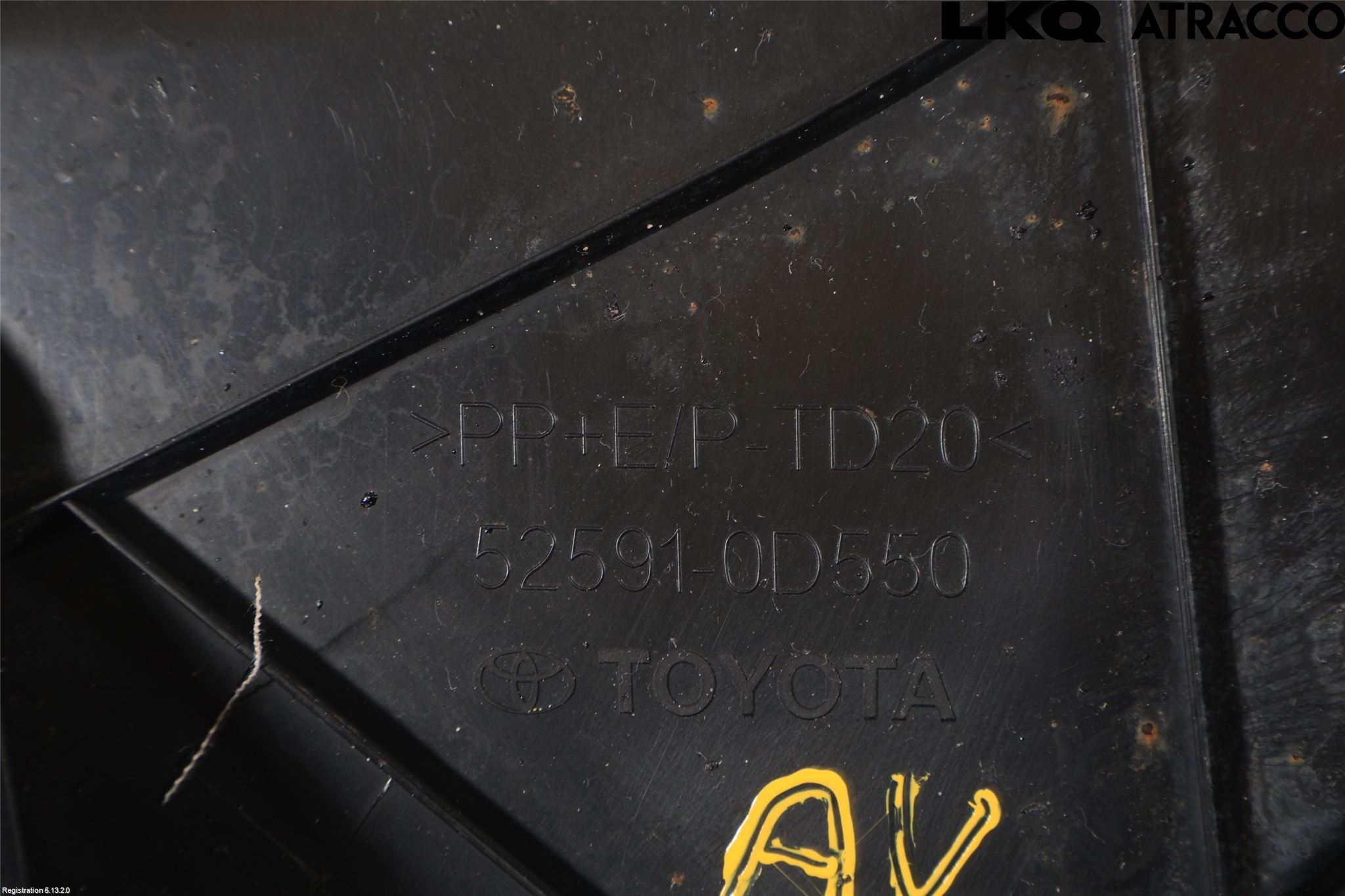 Toyota YARIS XP21 20- Skärm Inner