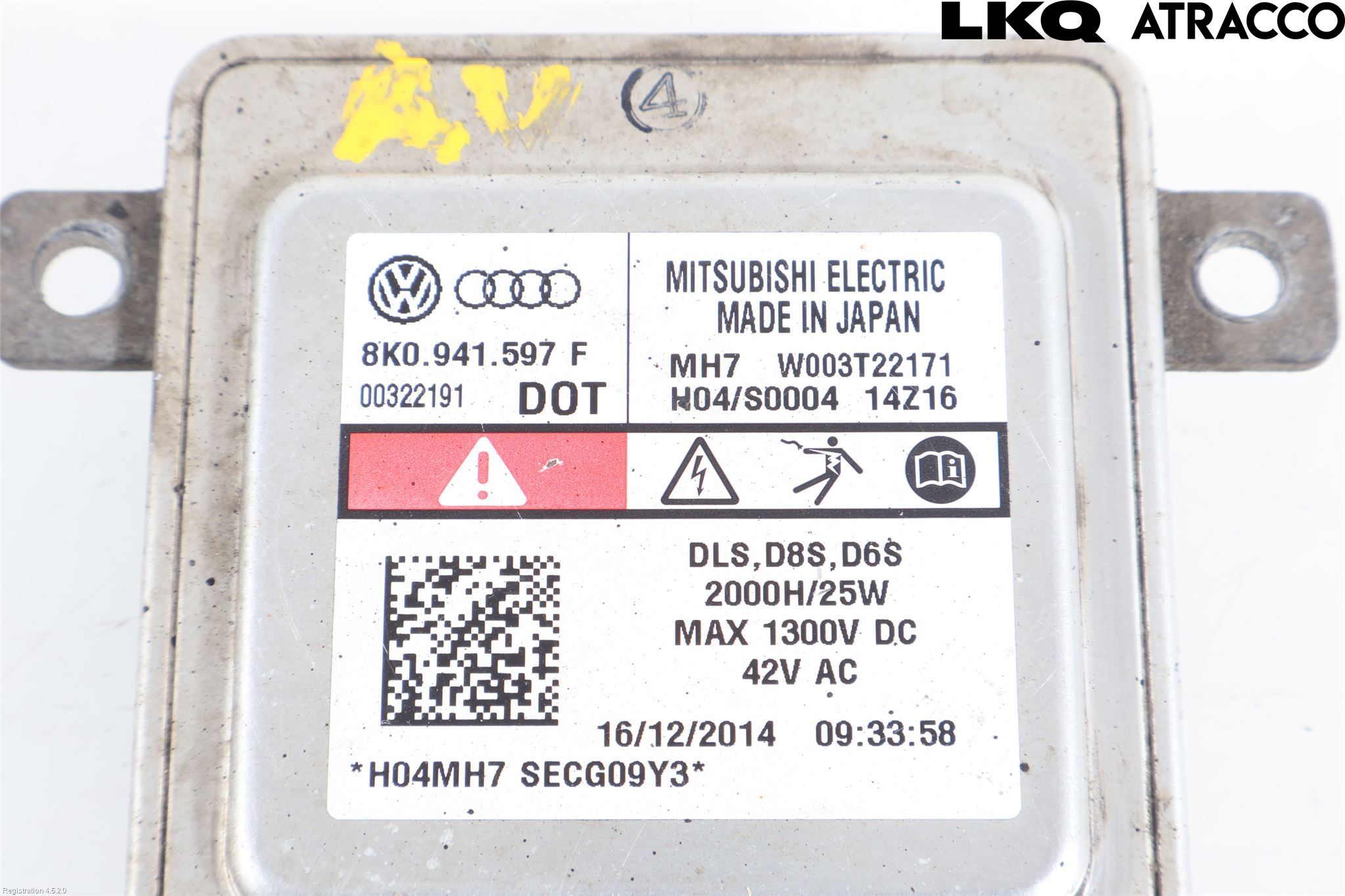 Volkswagen VW CADDY 16-20 Styrenhet Strålkastare